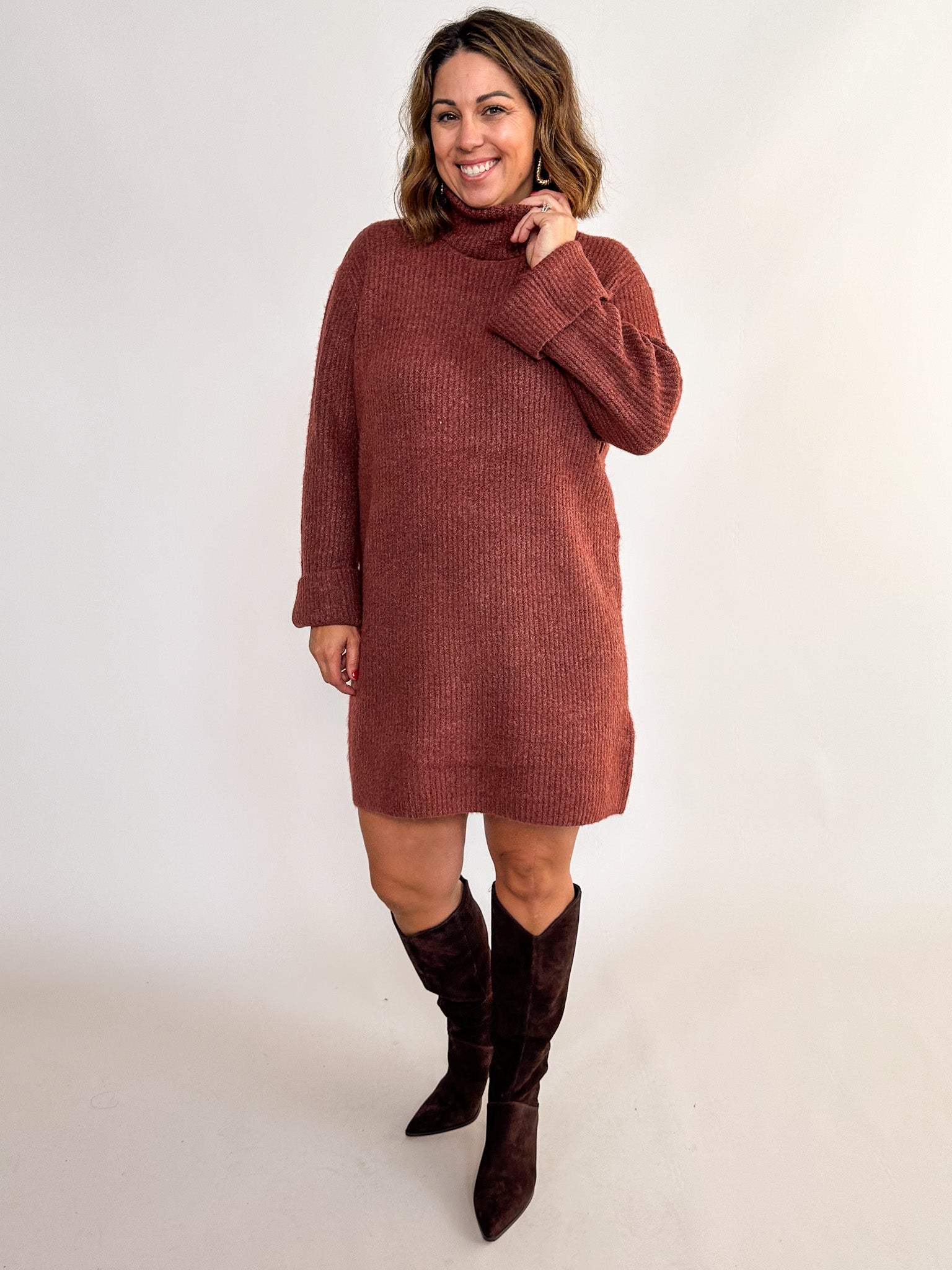 Abbie Sweater Dress Look image