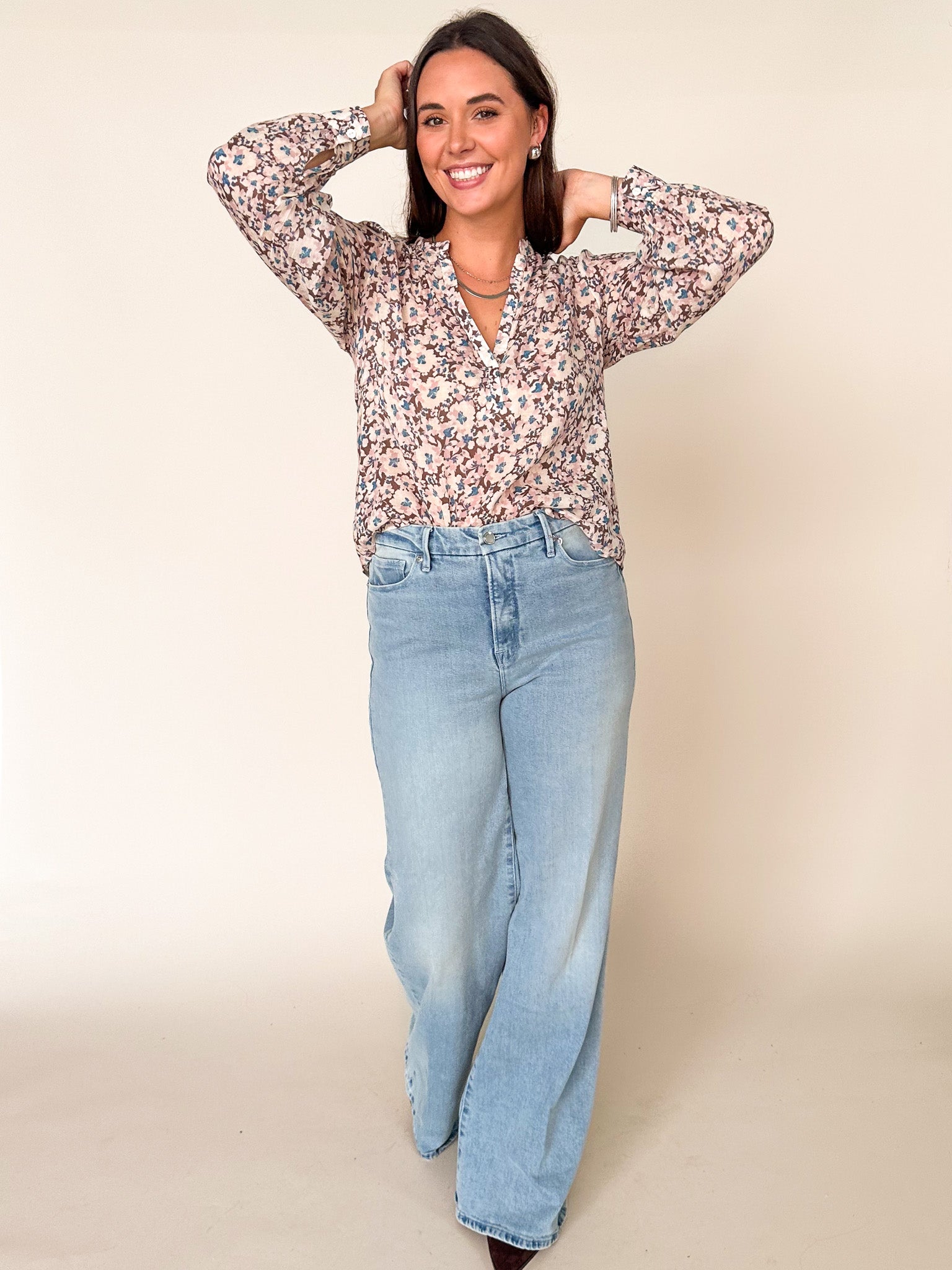 Esme La Paz Floral Blouse Look image