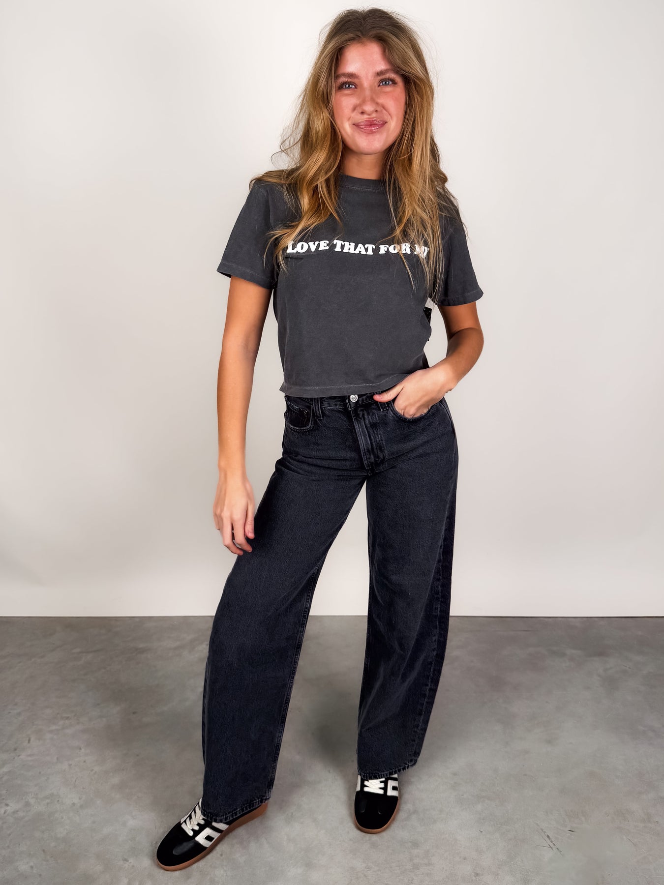 Love That For Me Crop Tee Look