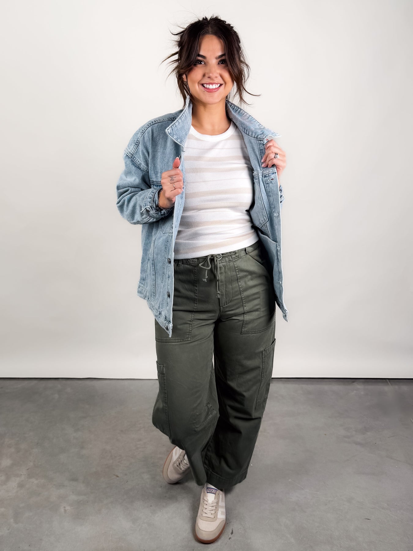 Boyfriend Denim Jacket Look