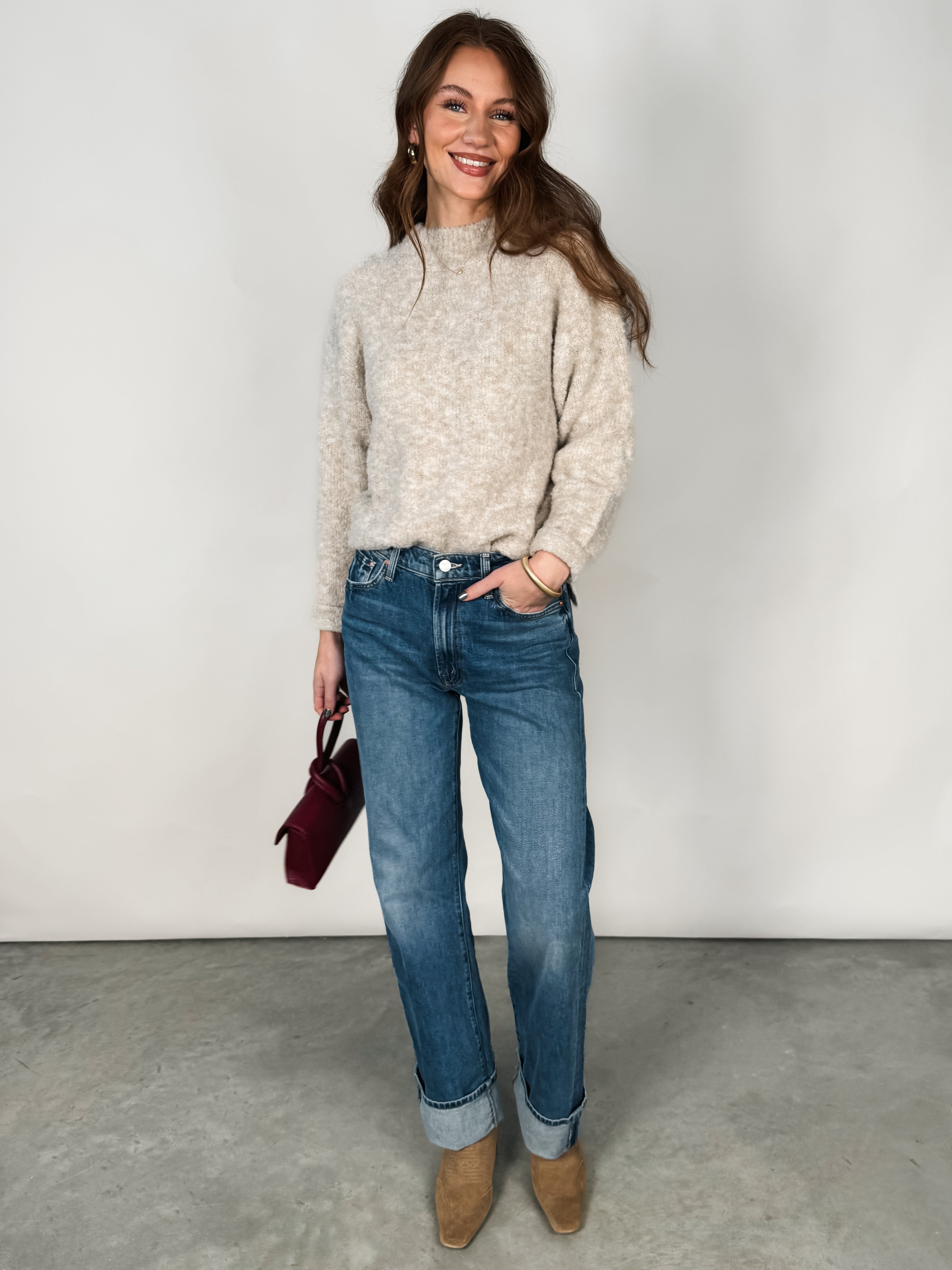 Gentle Mind Turtleneck Sweater Look image