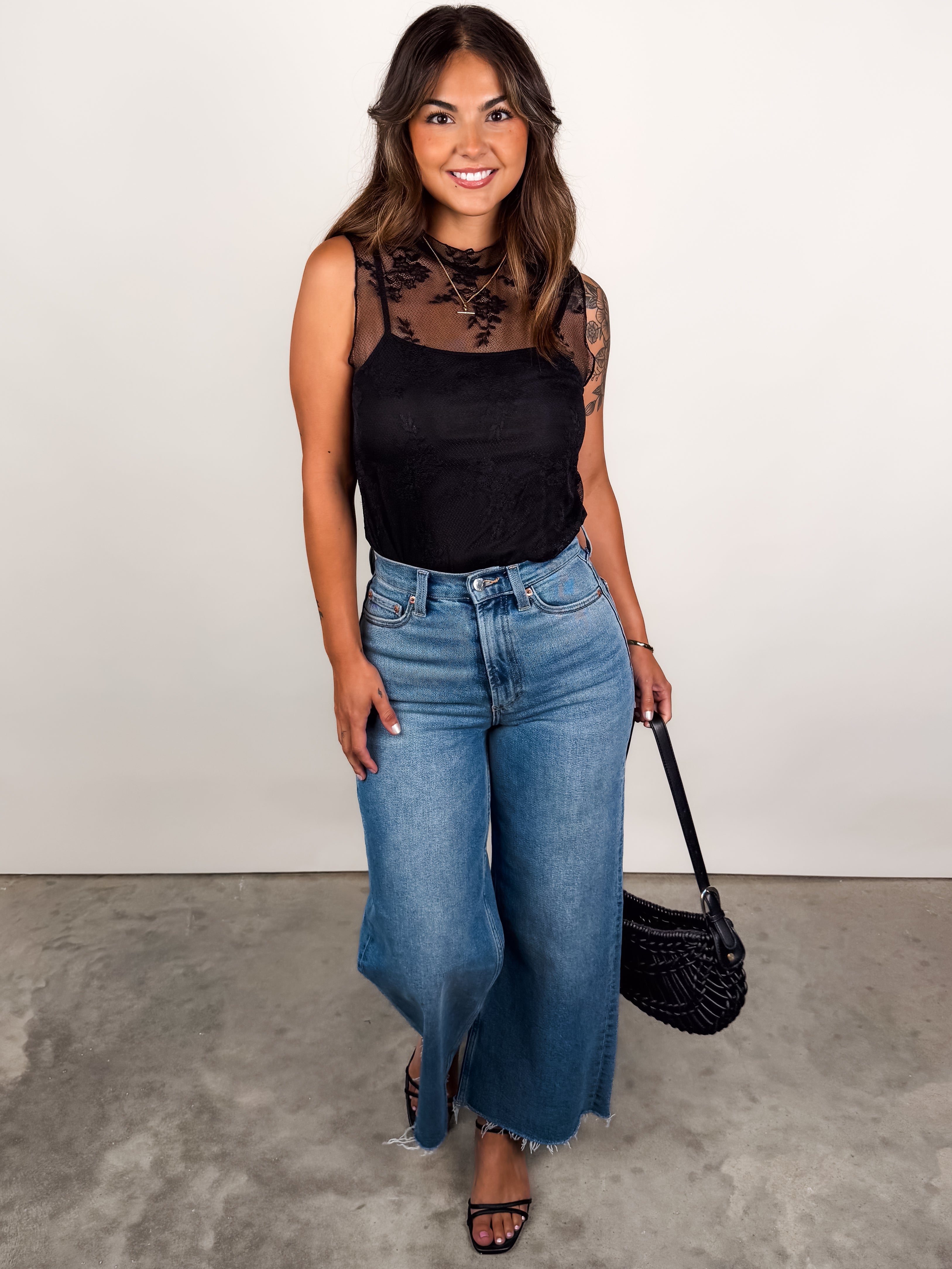 Make The Change Lace Top Look image