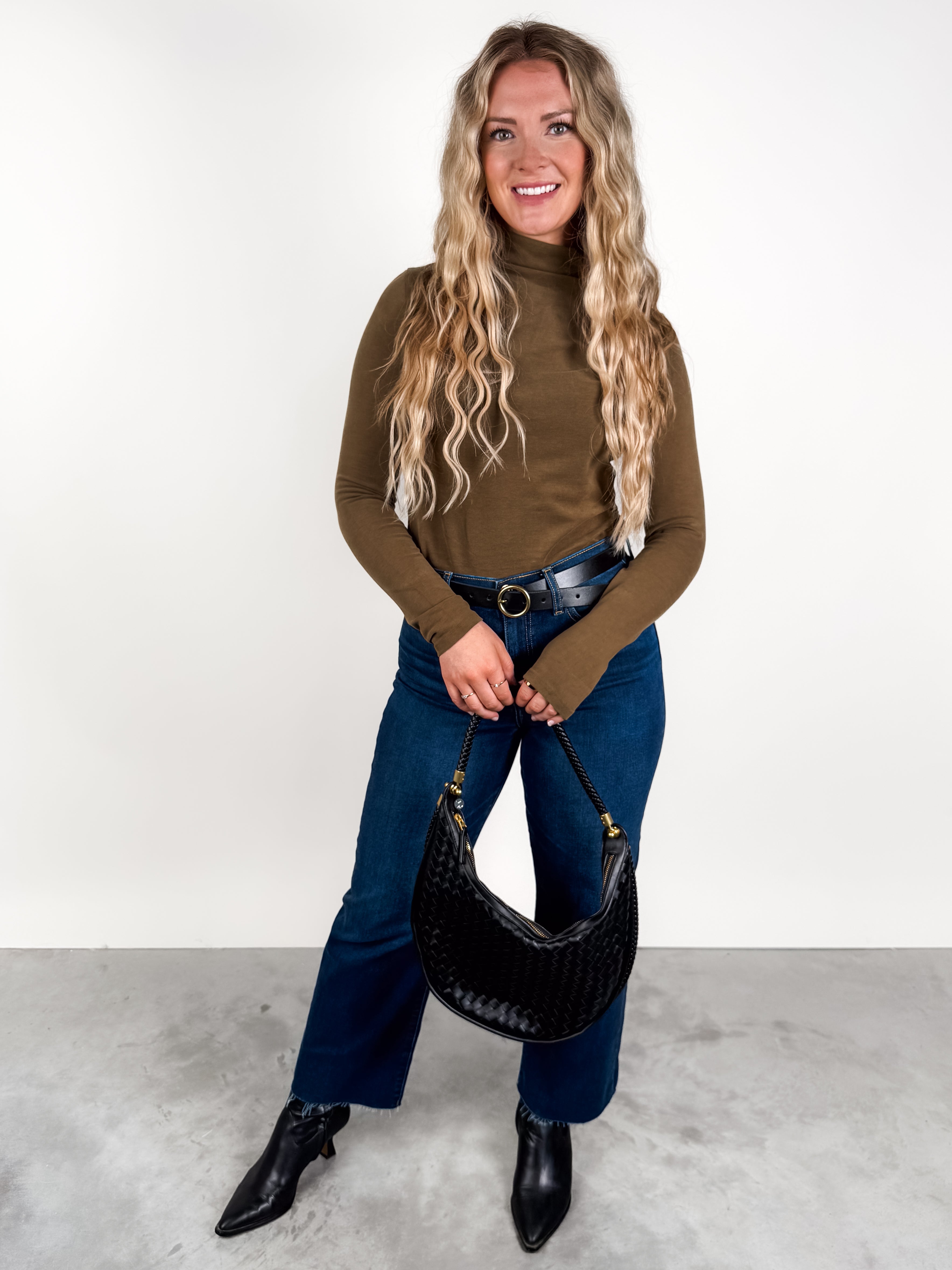 Invincible Mock Neck Top Look image