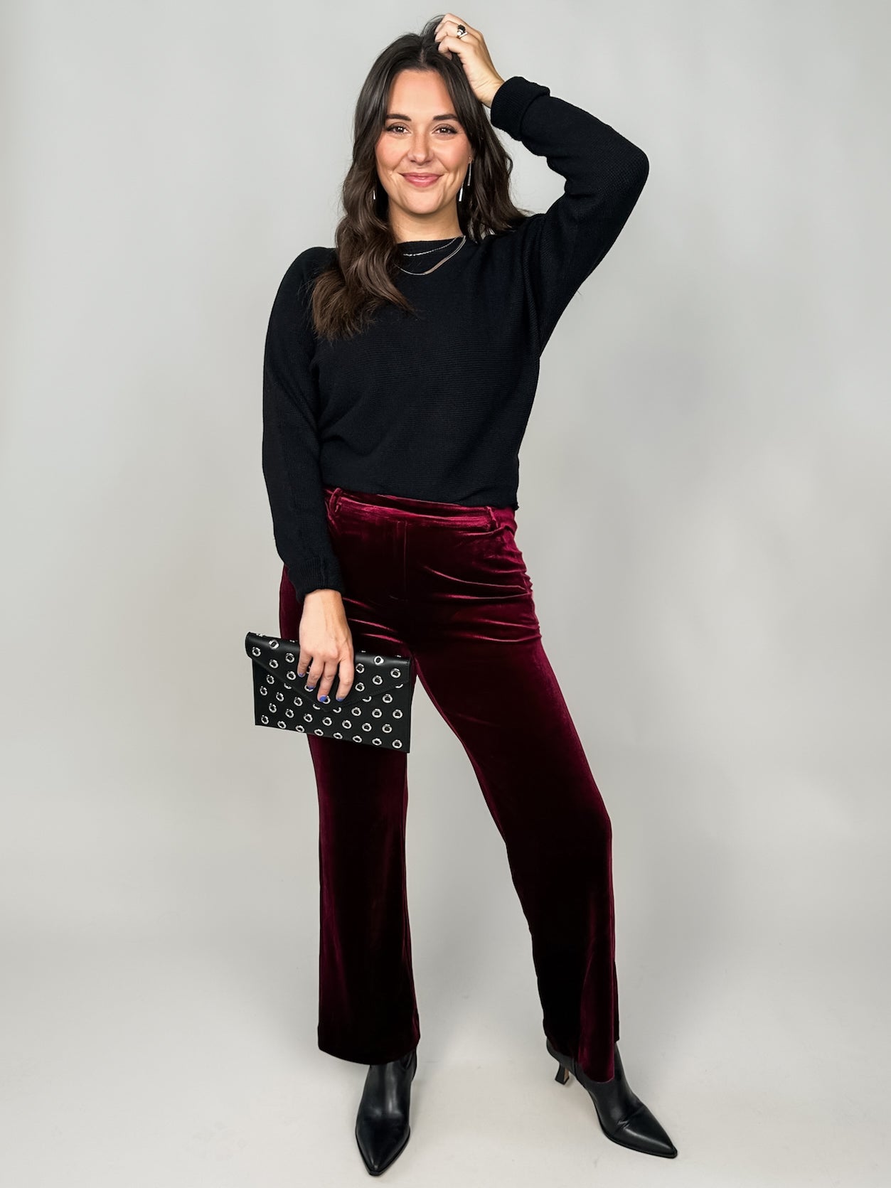 Satellite Girl Velvet Pants Look image