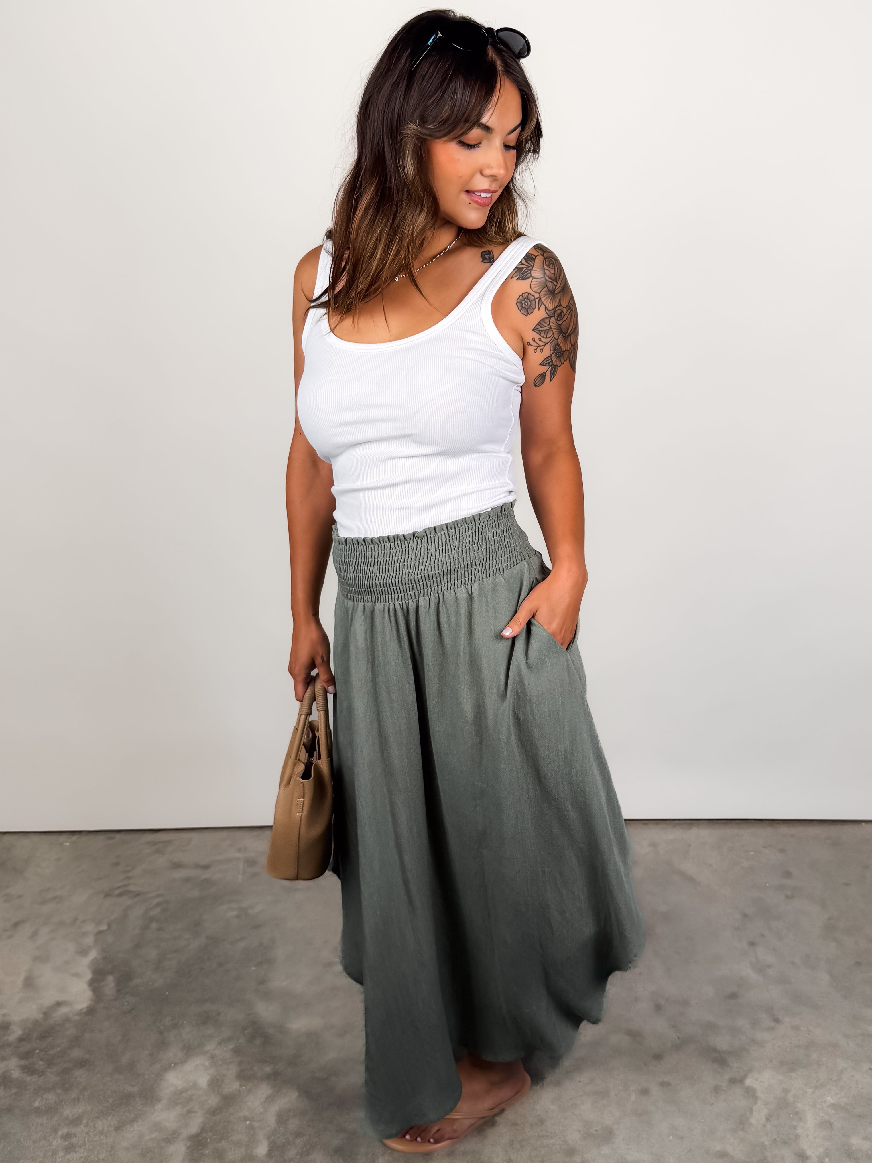 When I First Saw You Midi Skirt Look image