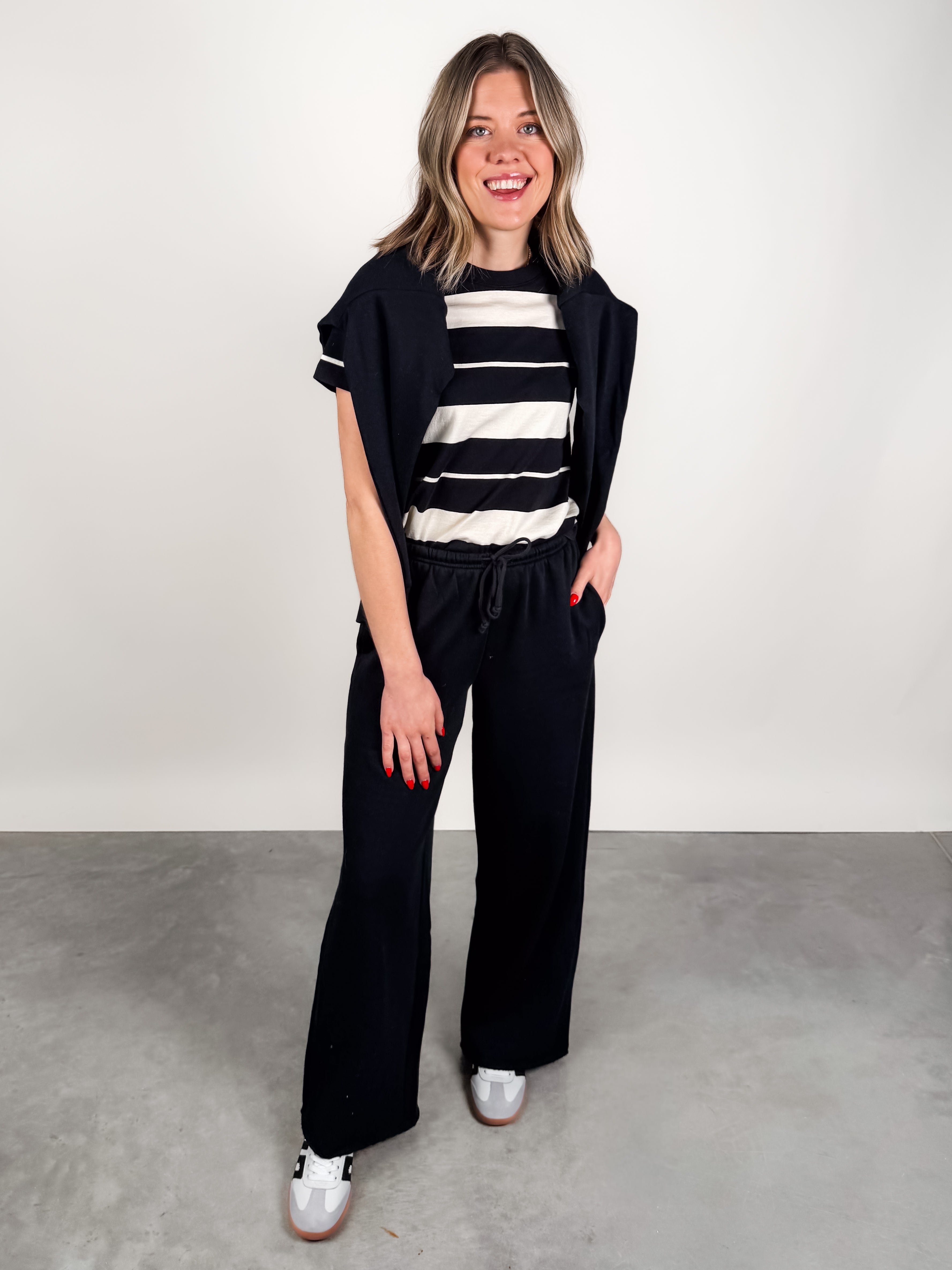 Timeless Stripe Tee Look image