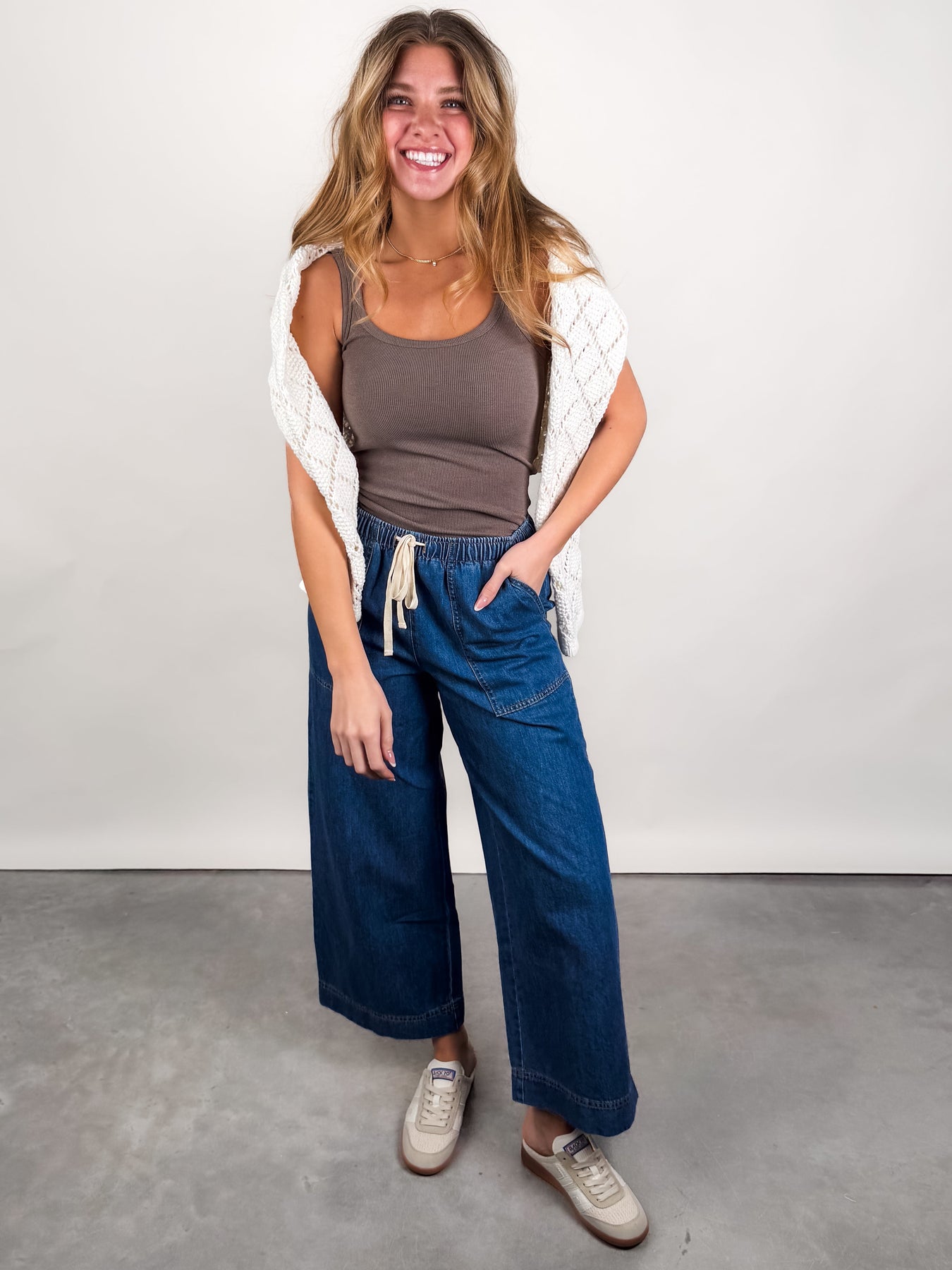 Renae Rib Tank Top Look