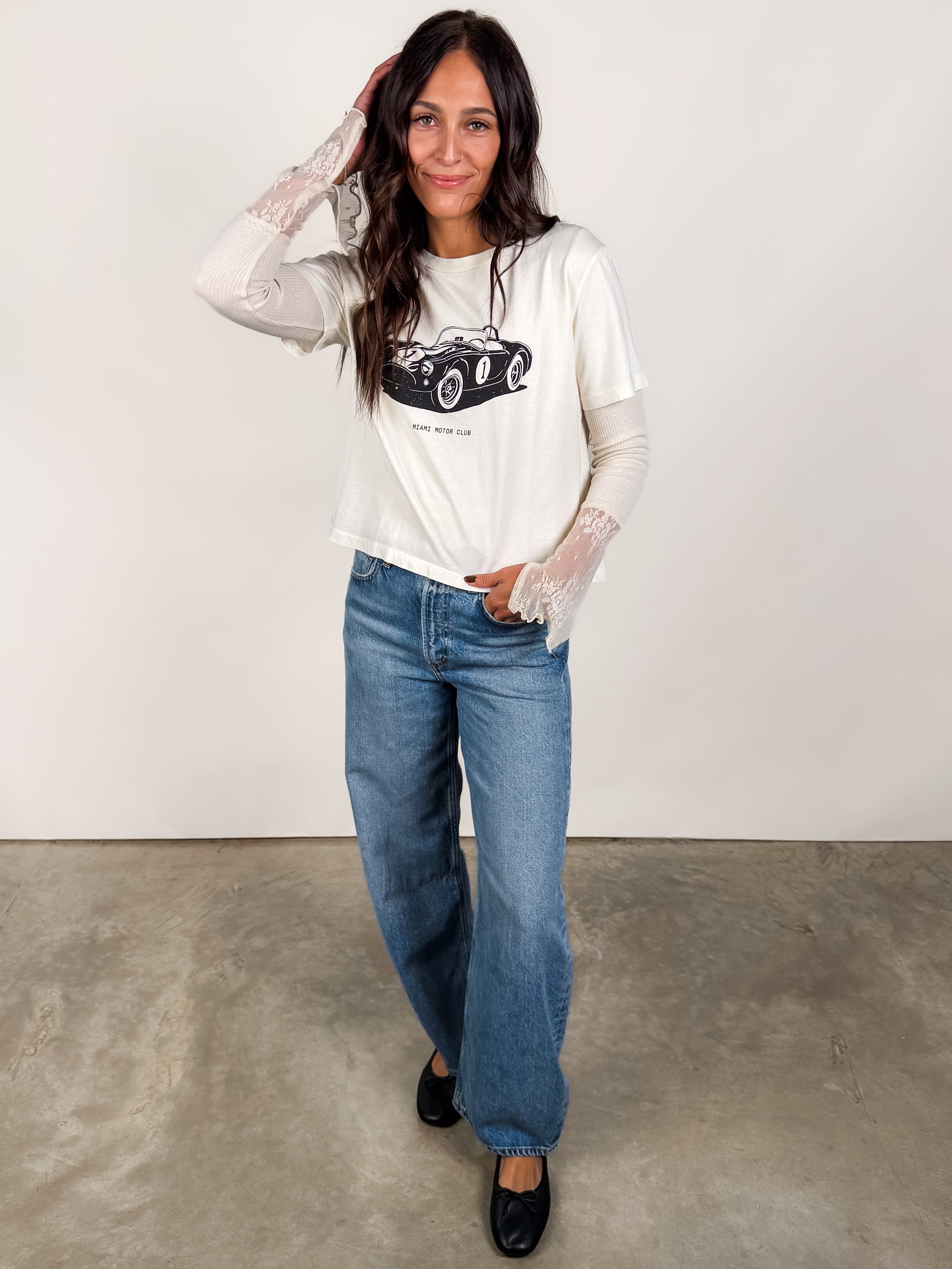 Miami Motor Club Everyday Tee Look image