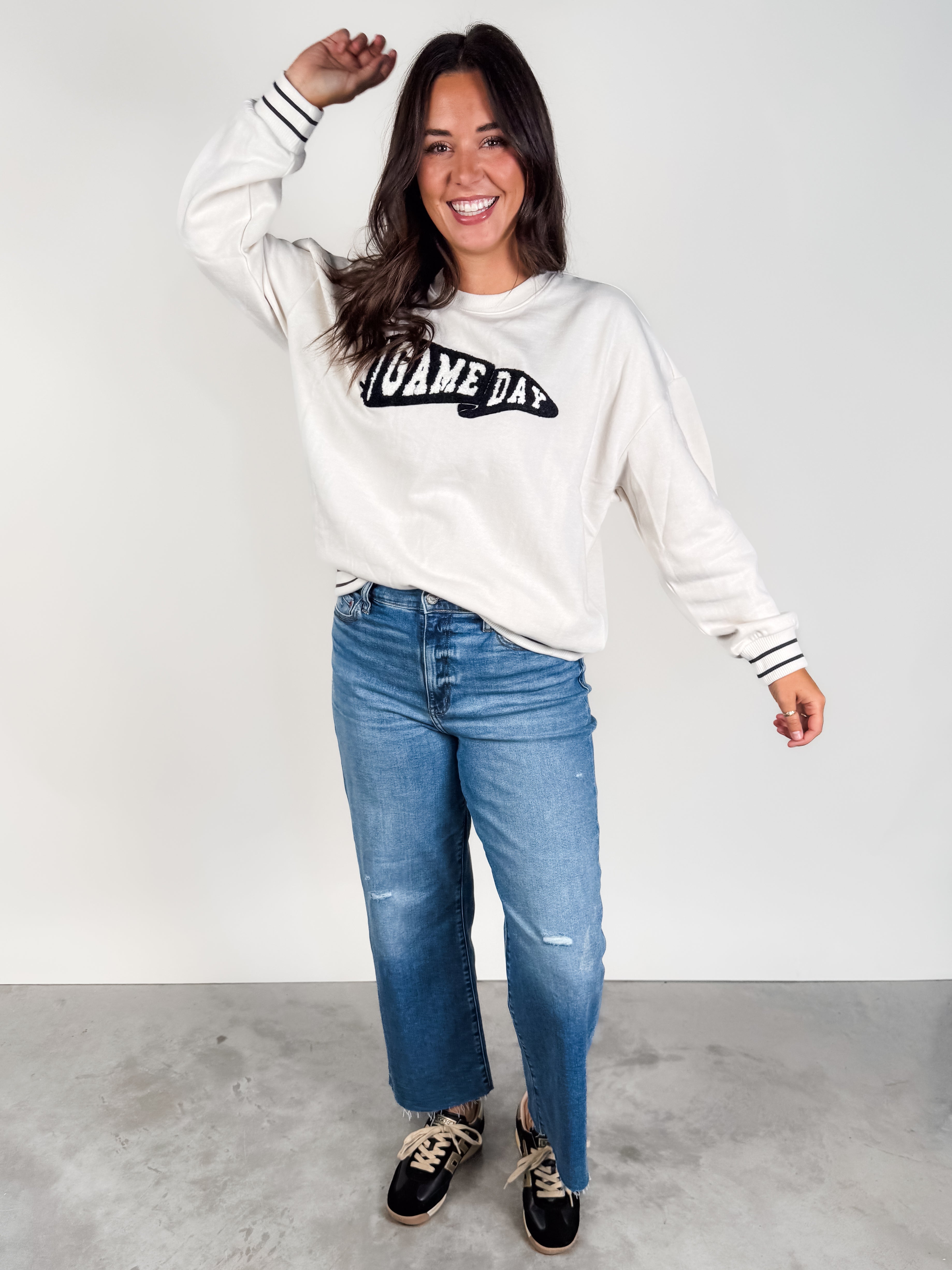 Oversized Let's Go Sweatshirt Look image