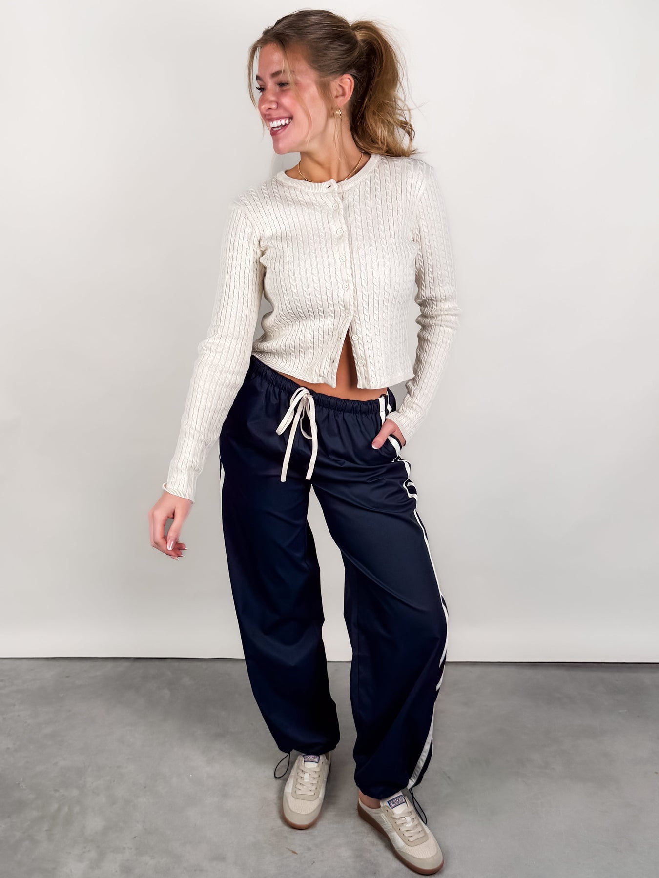 One Last Lie Cardigan Look