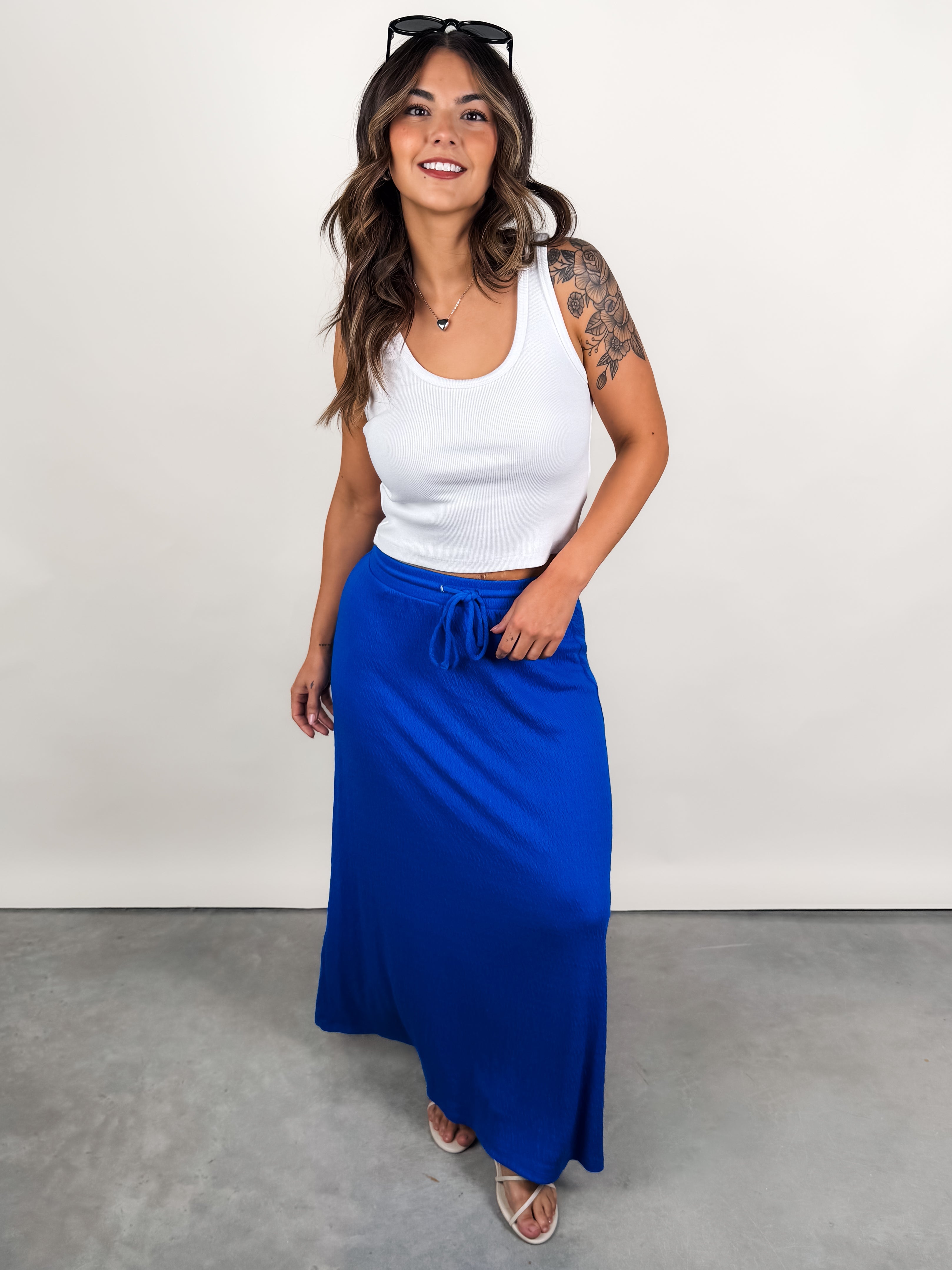 Idris Maxi Skirt Look image