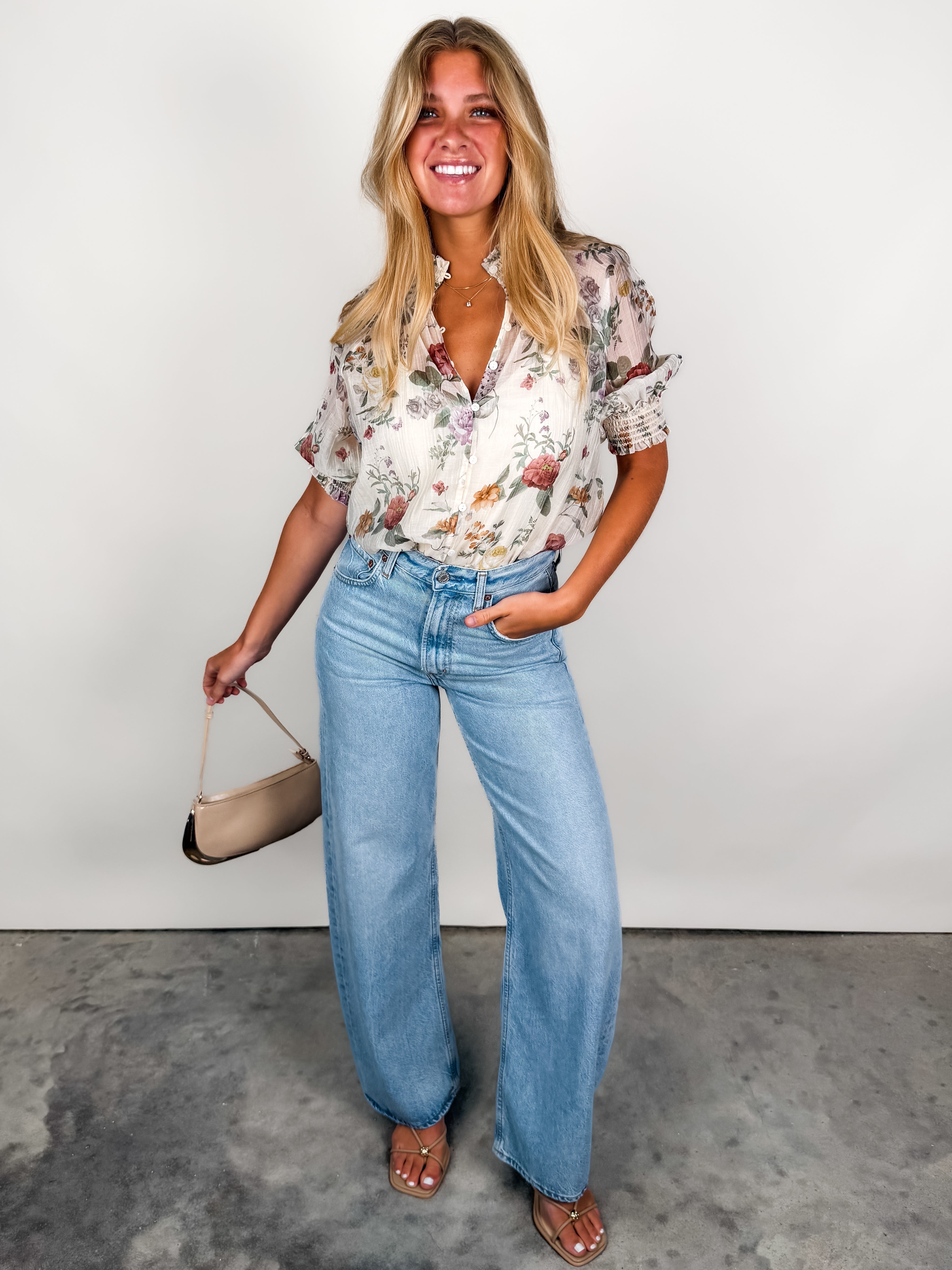 What A Pretty Dream Button Down Shirt Look image