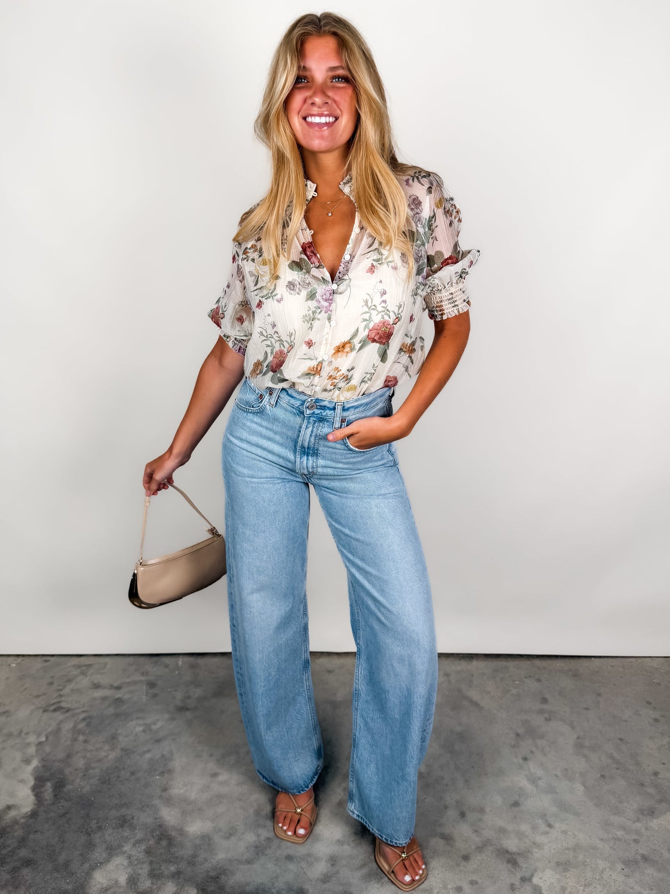 What A Pretty Dream Button Down Shirt Look