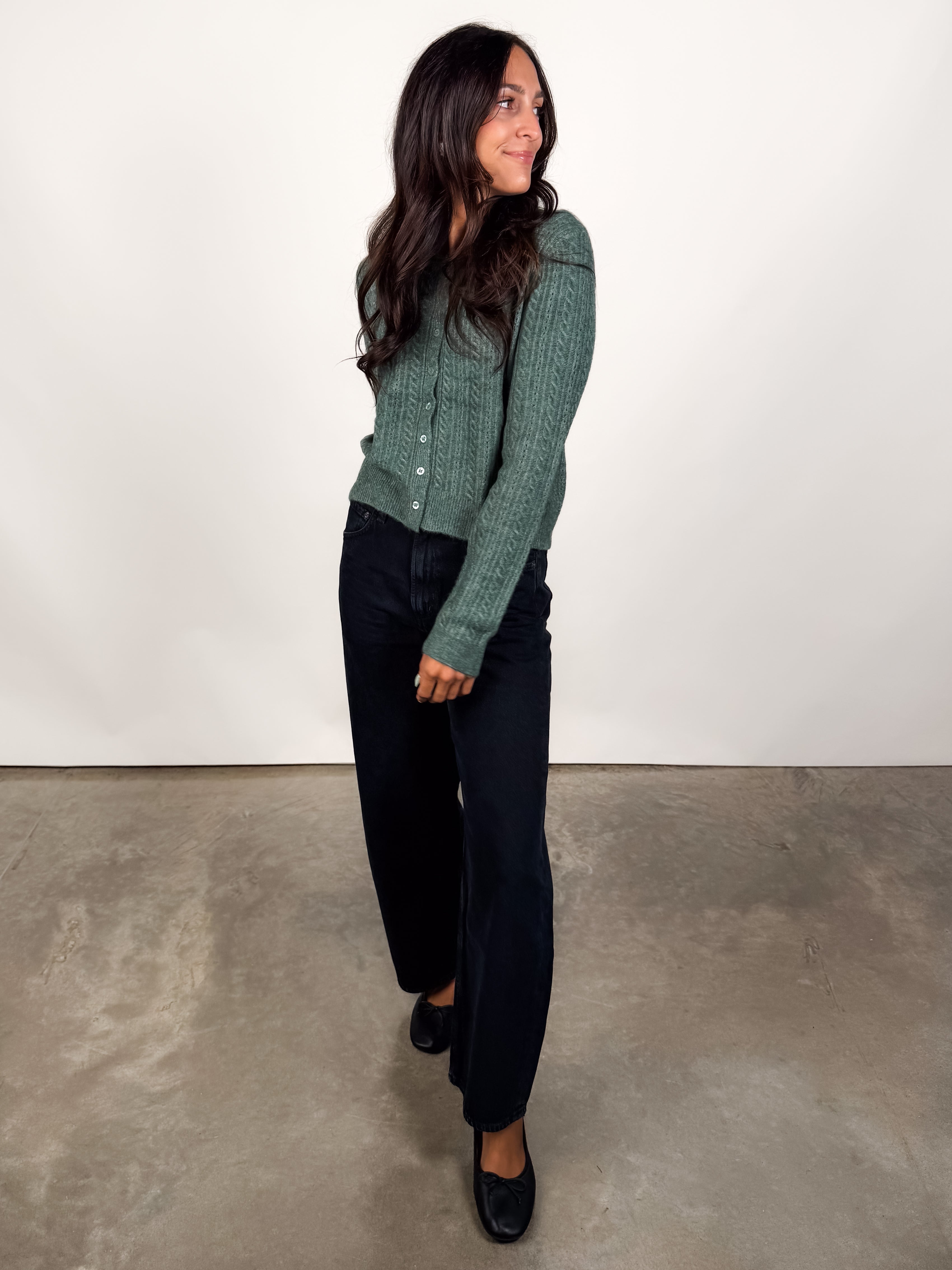 Medina Pointelle Cardigan Look image