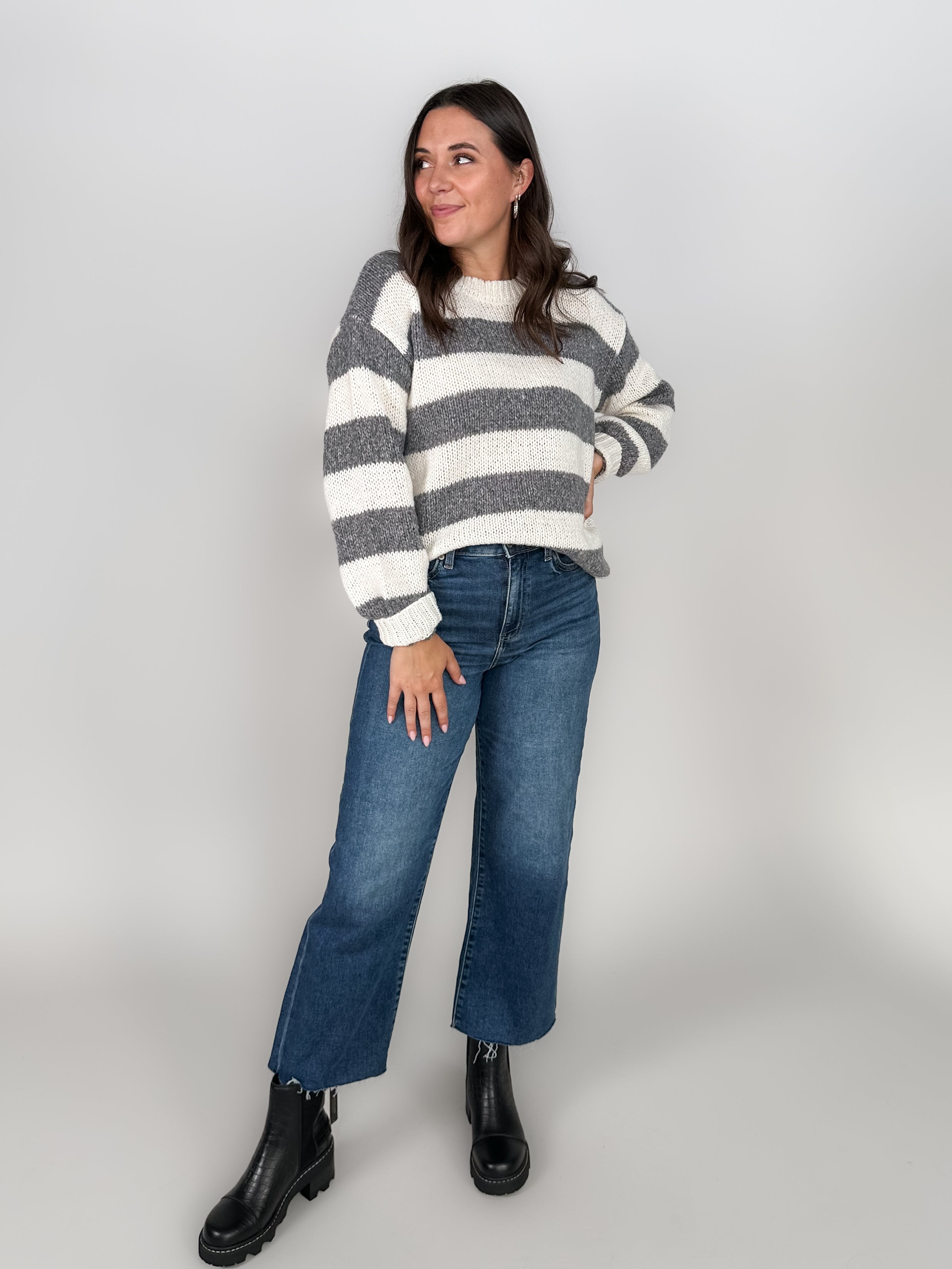 Andres Stripe Sweater Look image