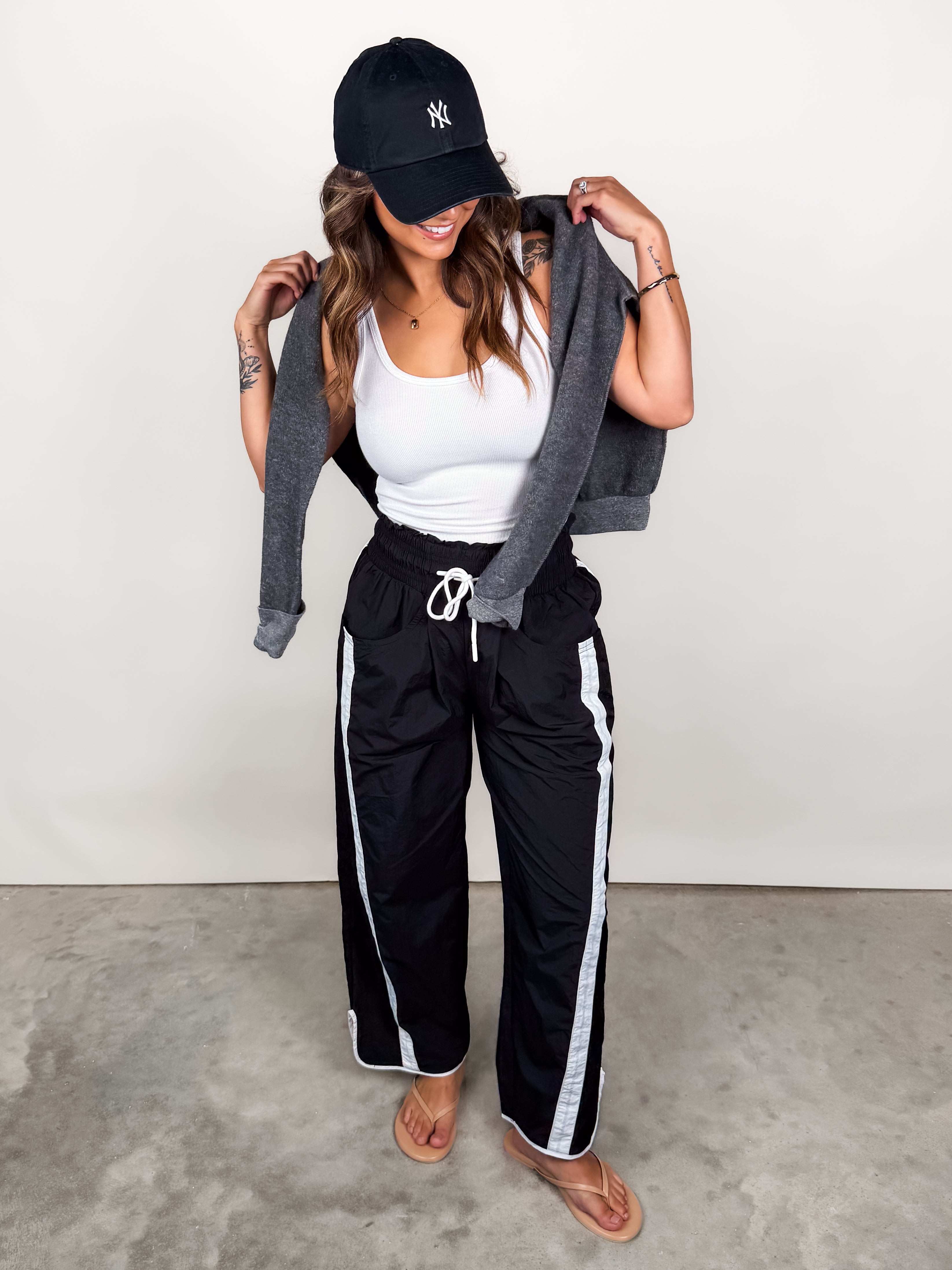 Go Through The Motions Track Pants Look image
