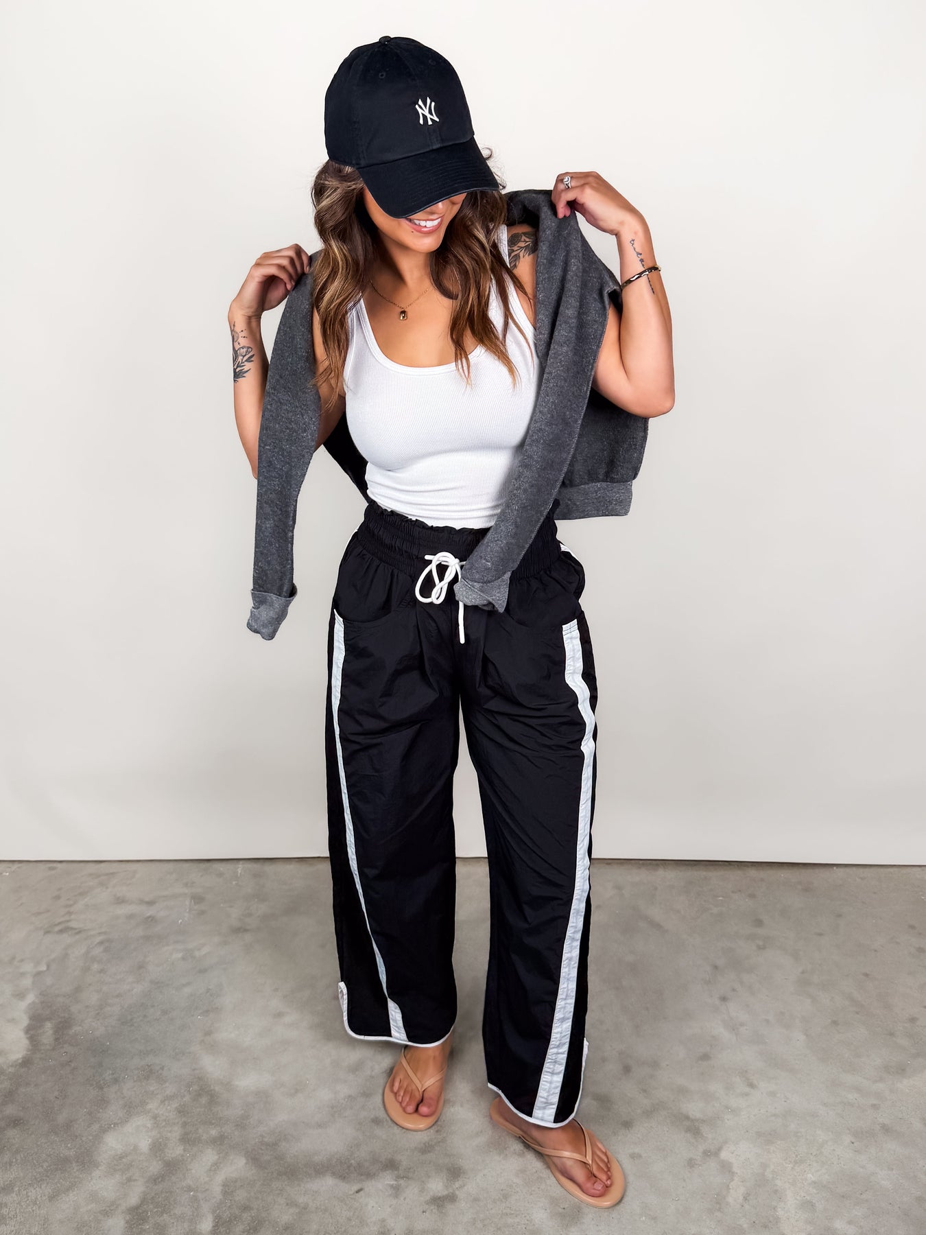 Go Through The Motions Track Pants Look