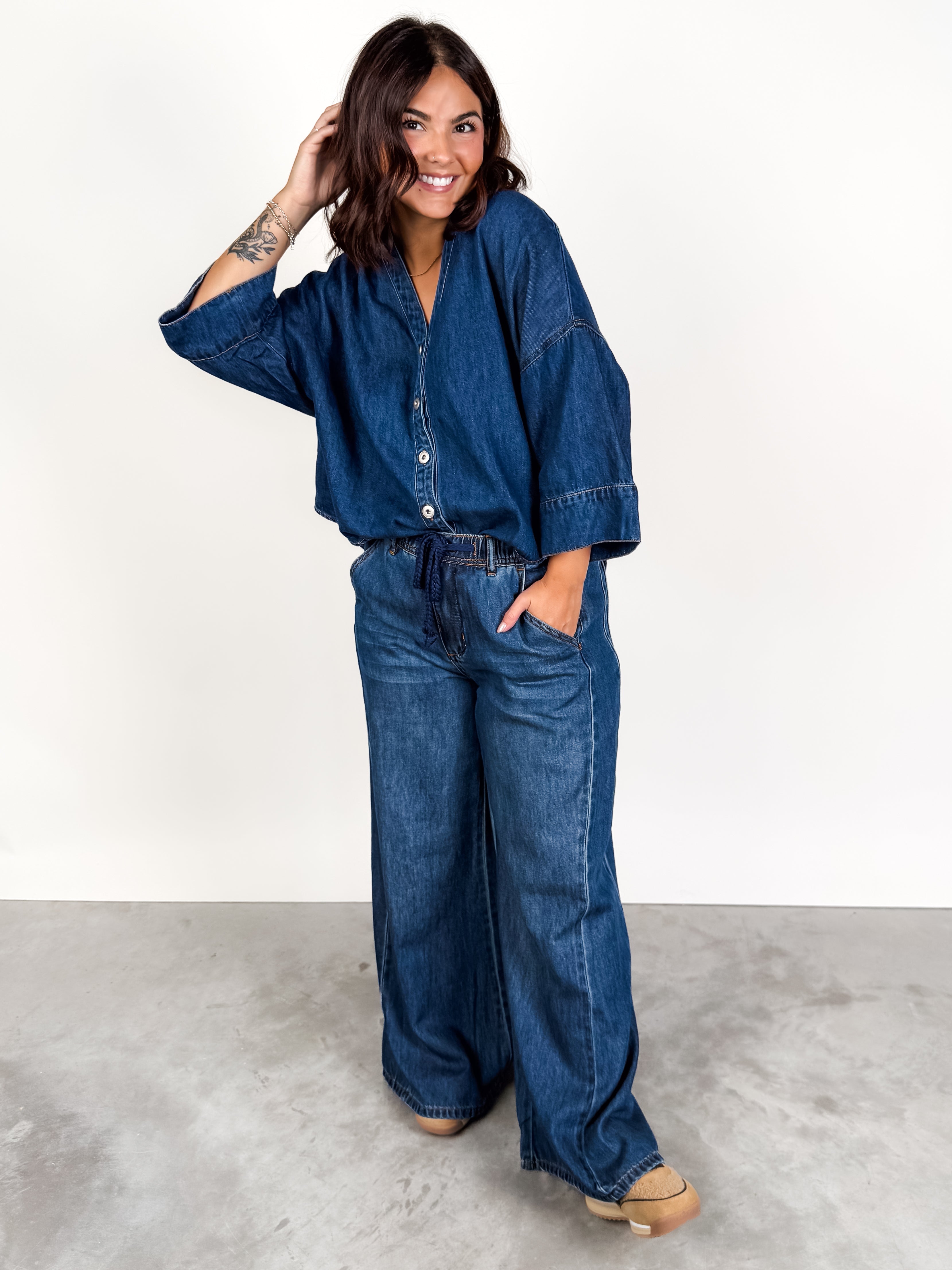 Feeling Right Wide Sleeve Shirt Look image