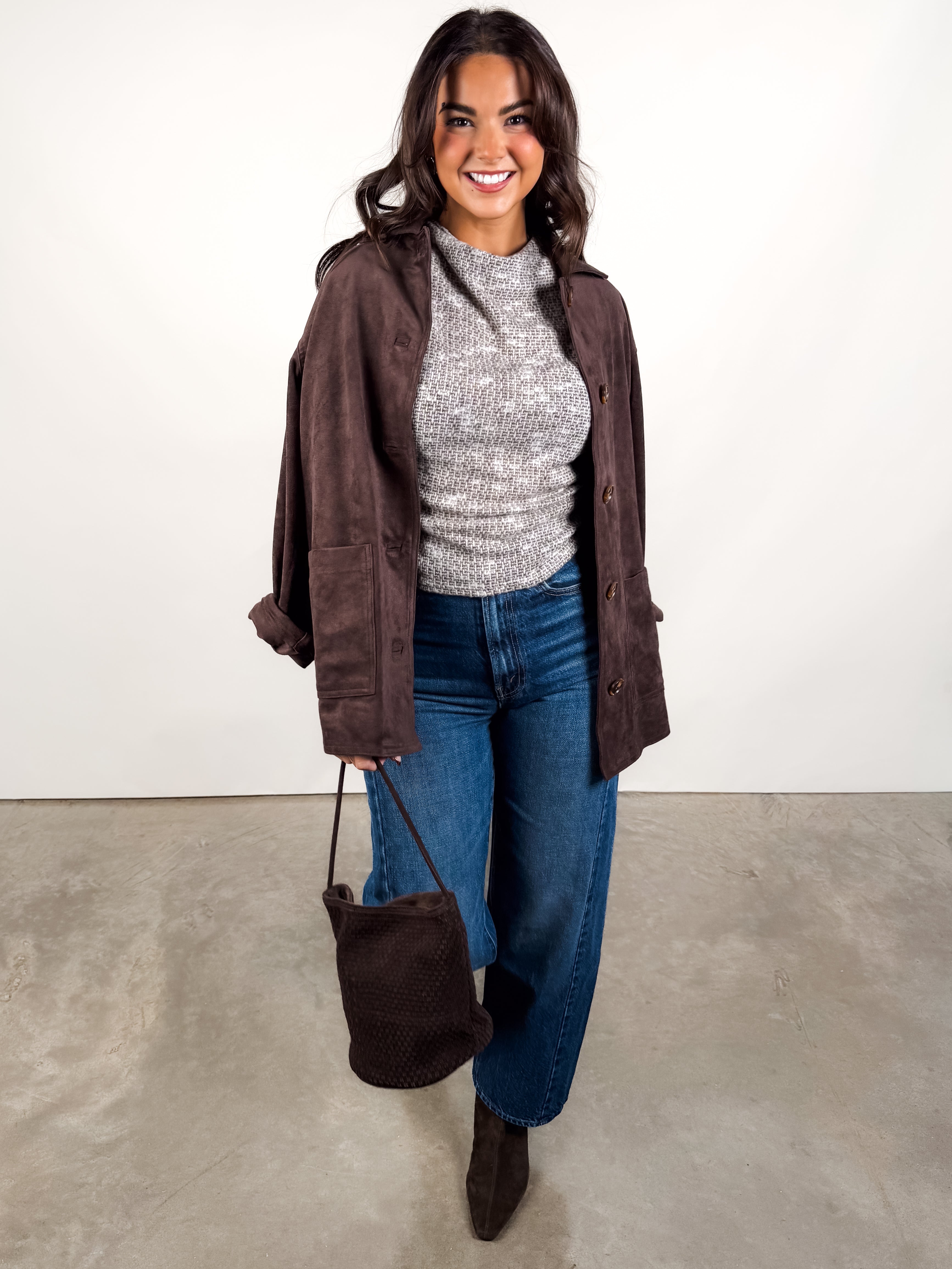 Billie Ruched Knit Top Look image