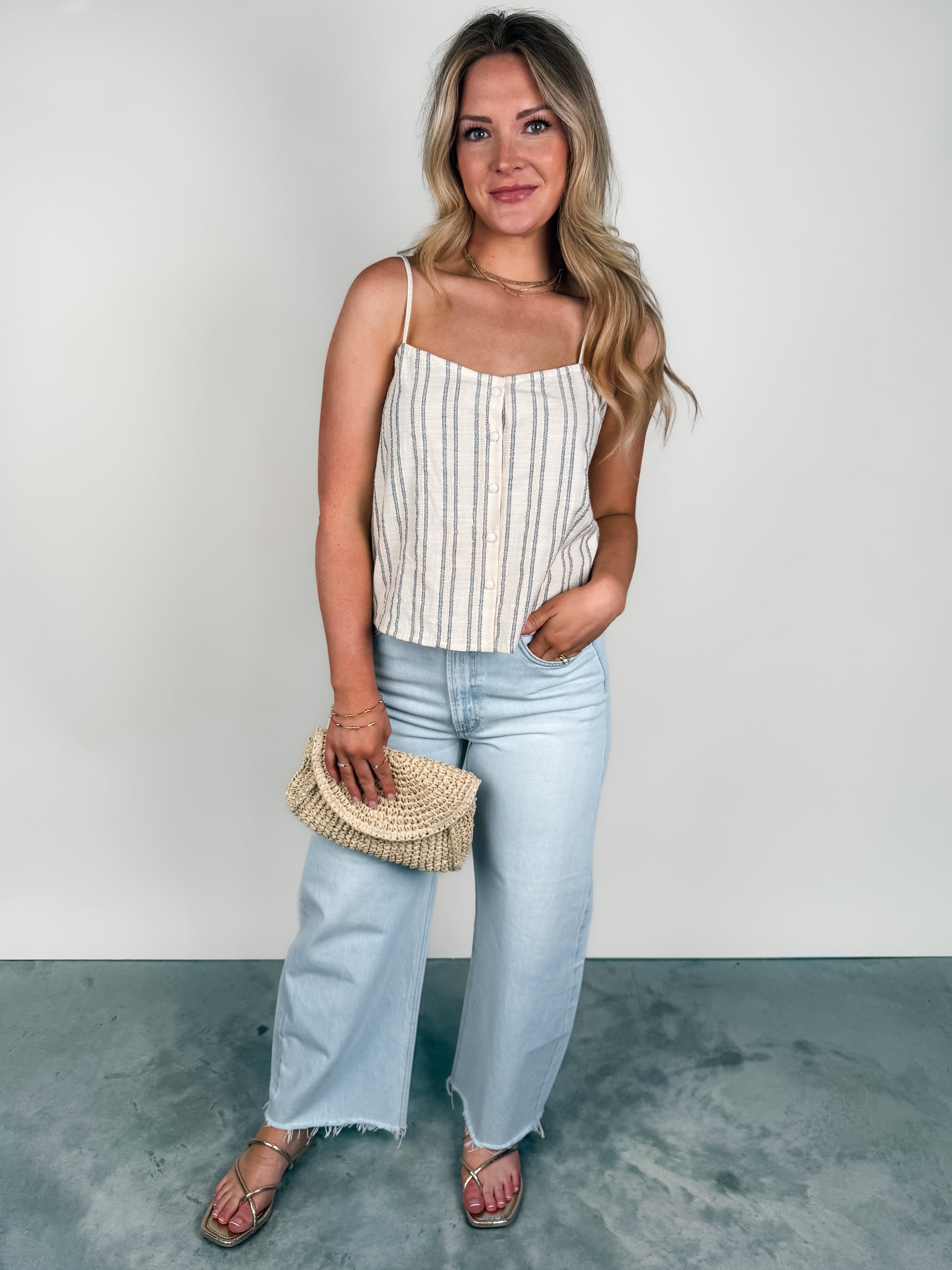 Savoy Stripe Tank Look image