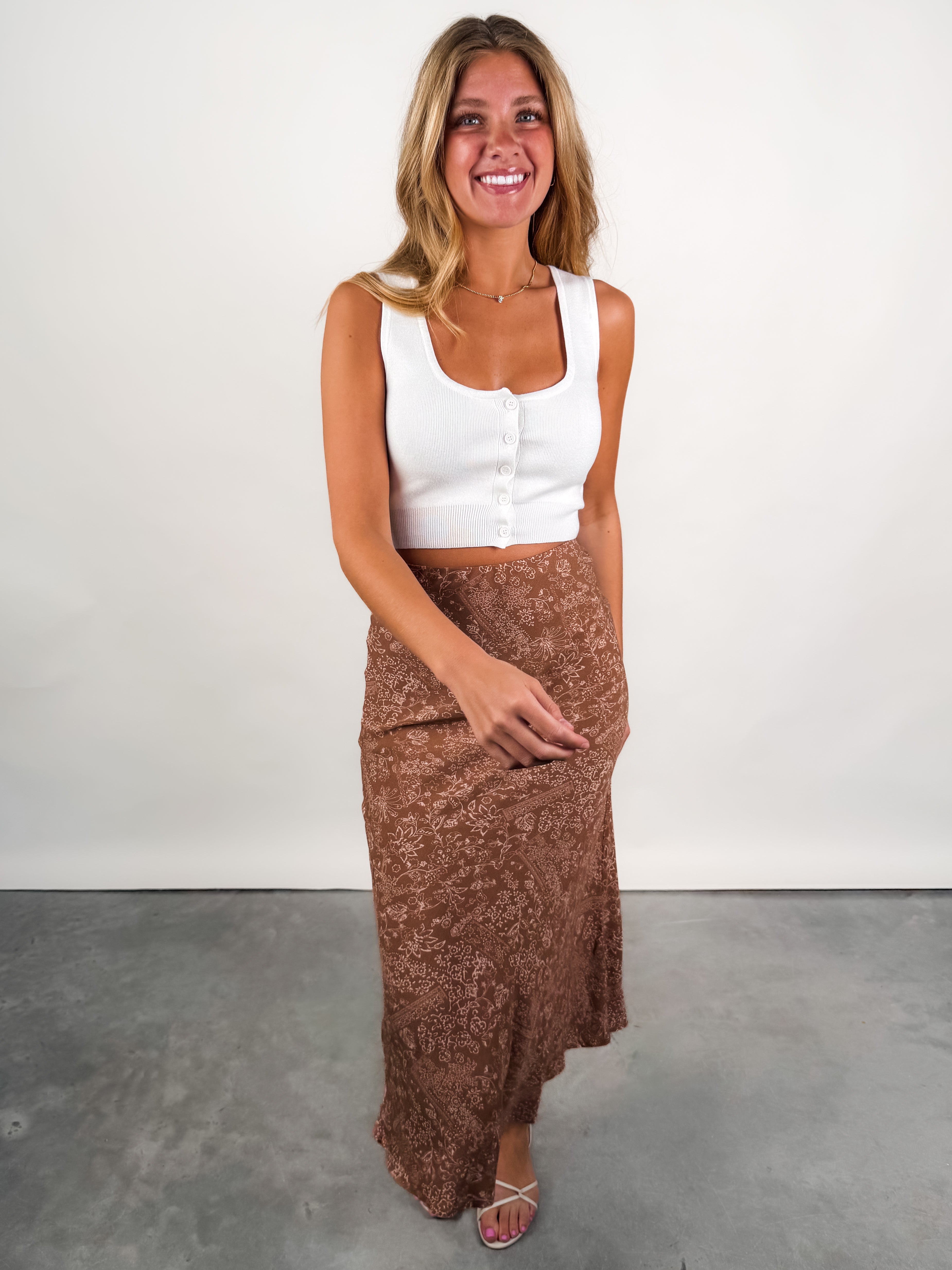 Mightier Than You Venice Button Tank Look image