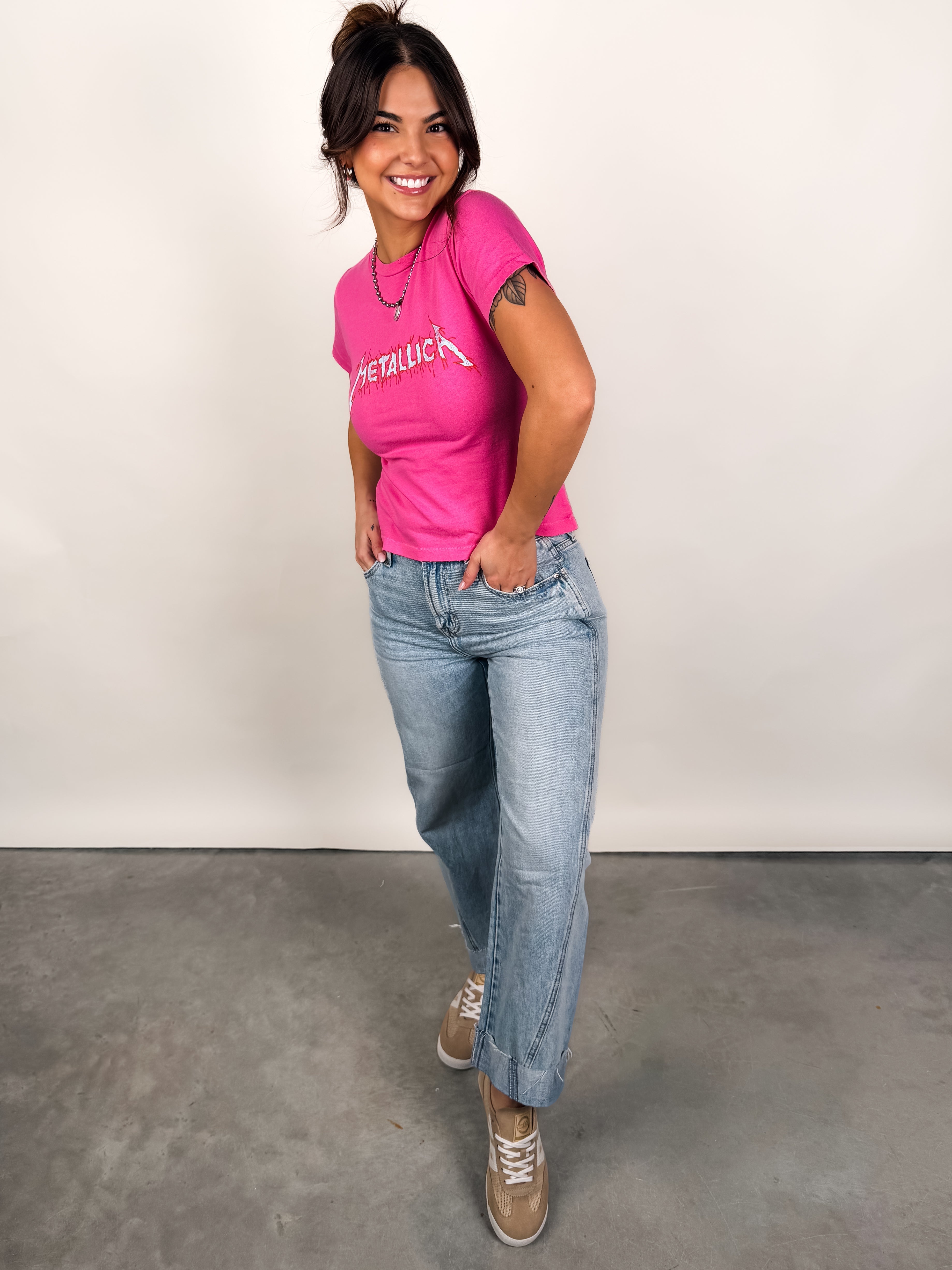 Metallica Flaming Sun Vintage Tee image