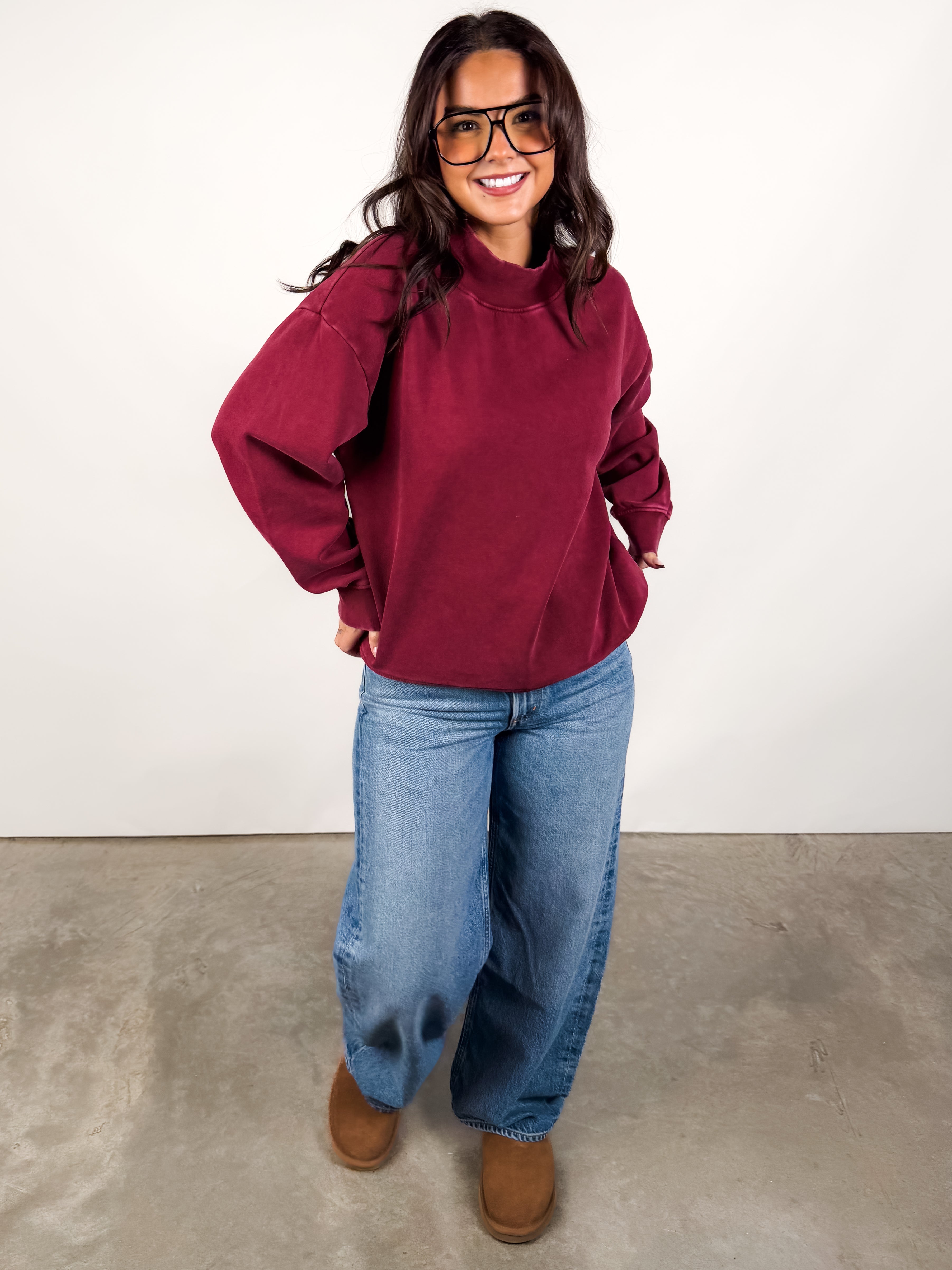 Ashford Mockneck Sweatshirt Look image
