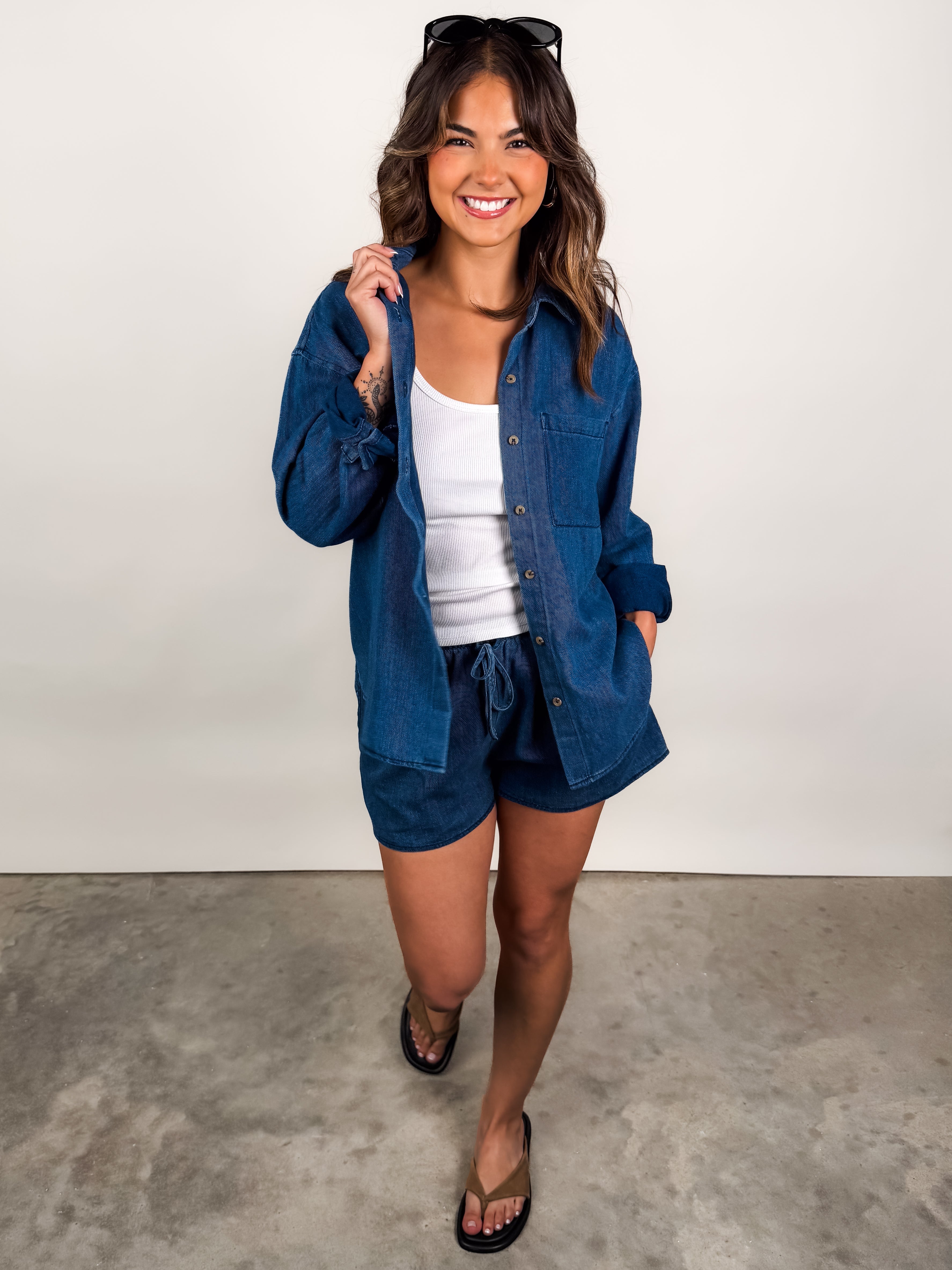 The Perfect Twill Button Up Look image