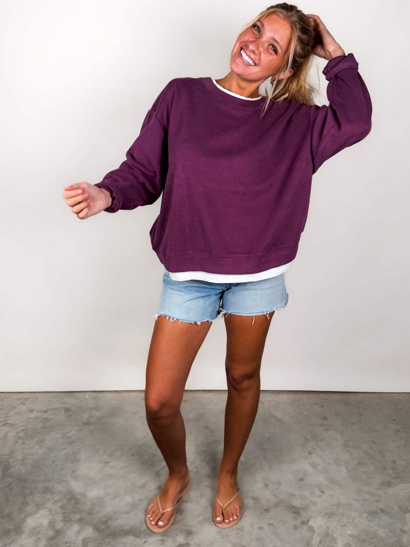 Lost Alone Sweatshirt Look