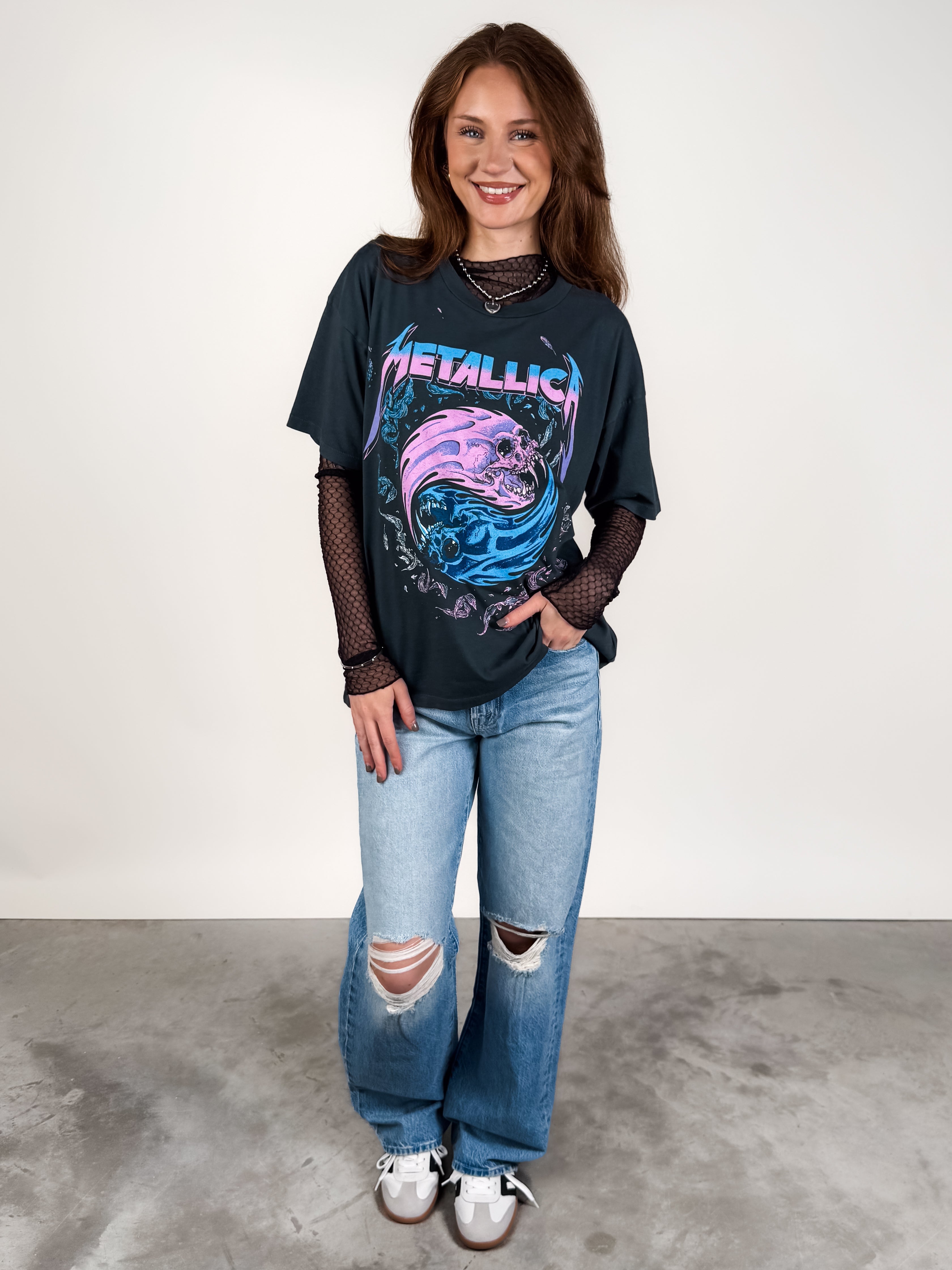 Metallica Live On Tour Merch Tee Look image