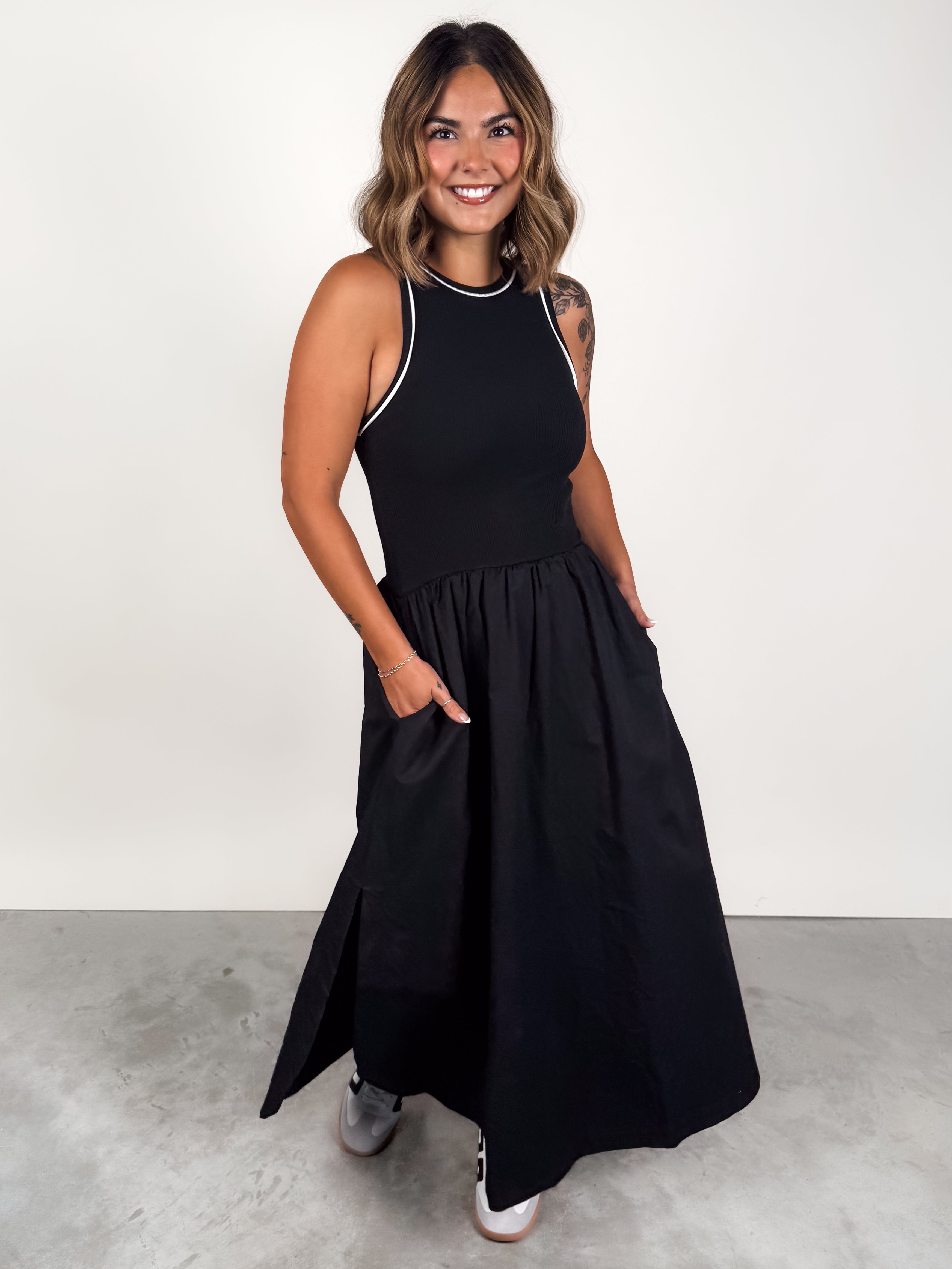 Mix Media Dress Look image