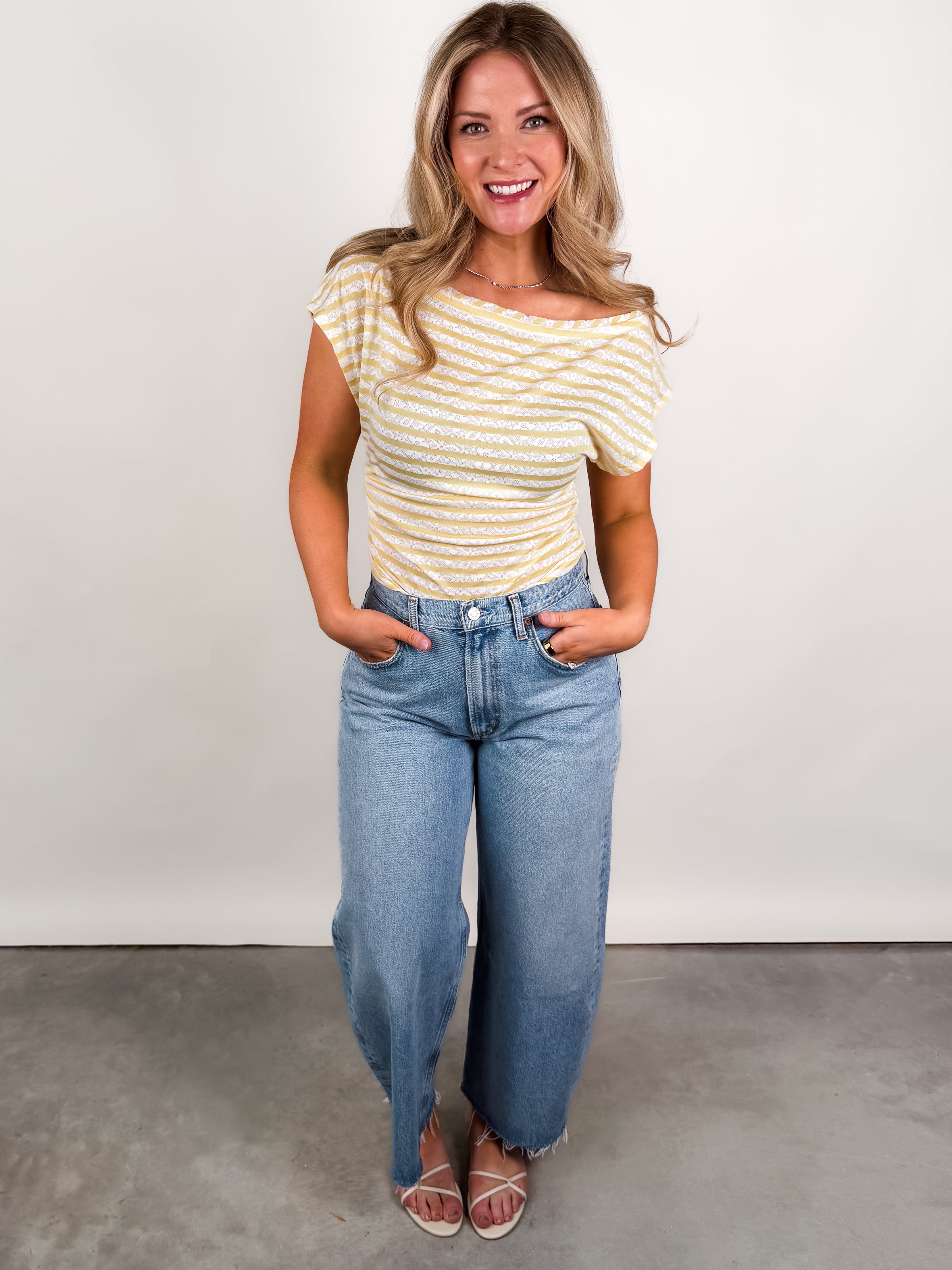 Ellie Striped Top Look image