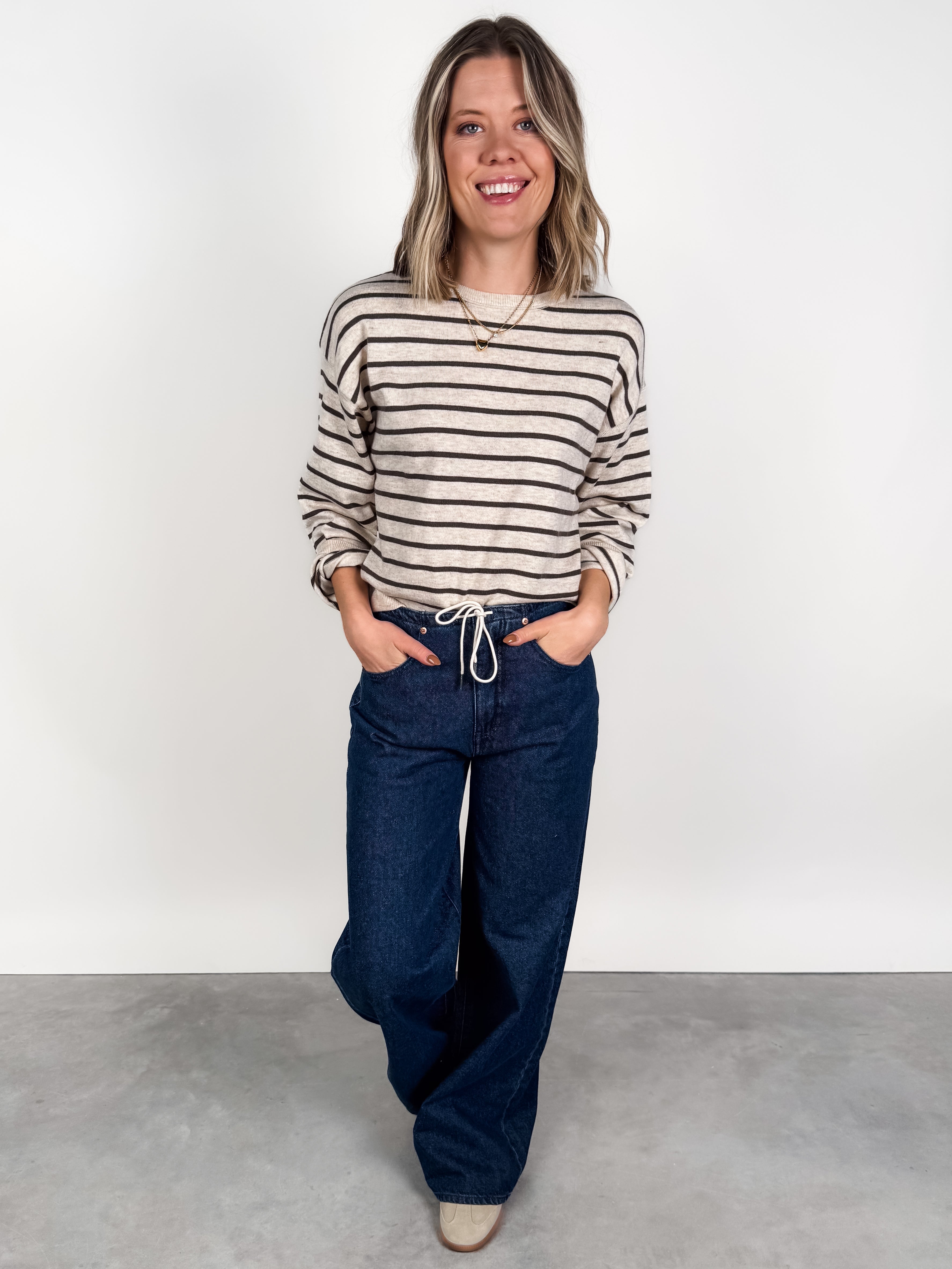 Make All The Rules Striped Shirt Look image