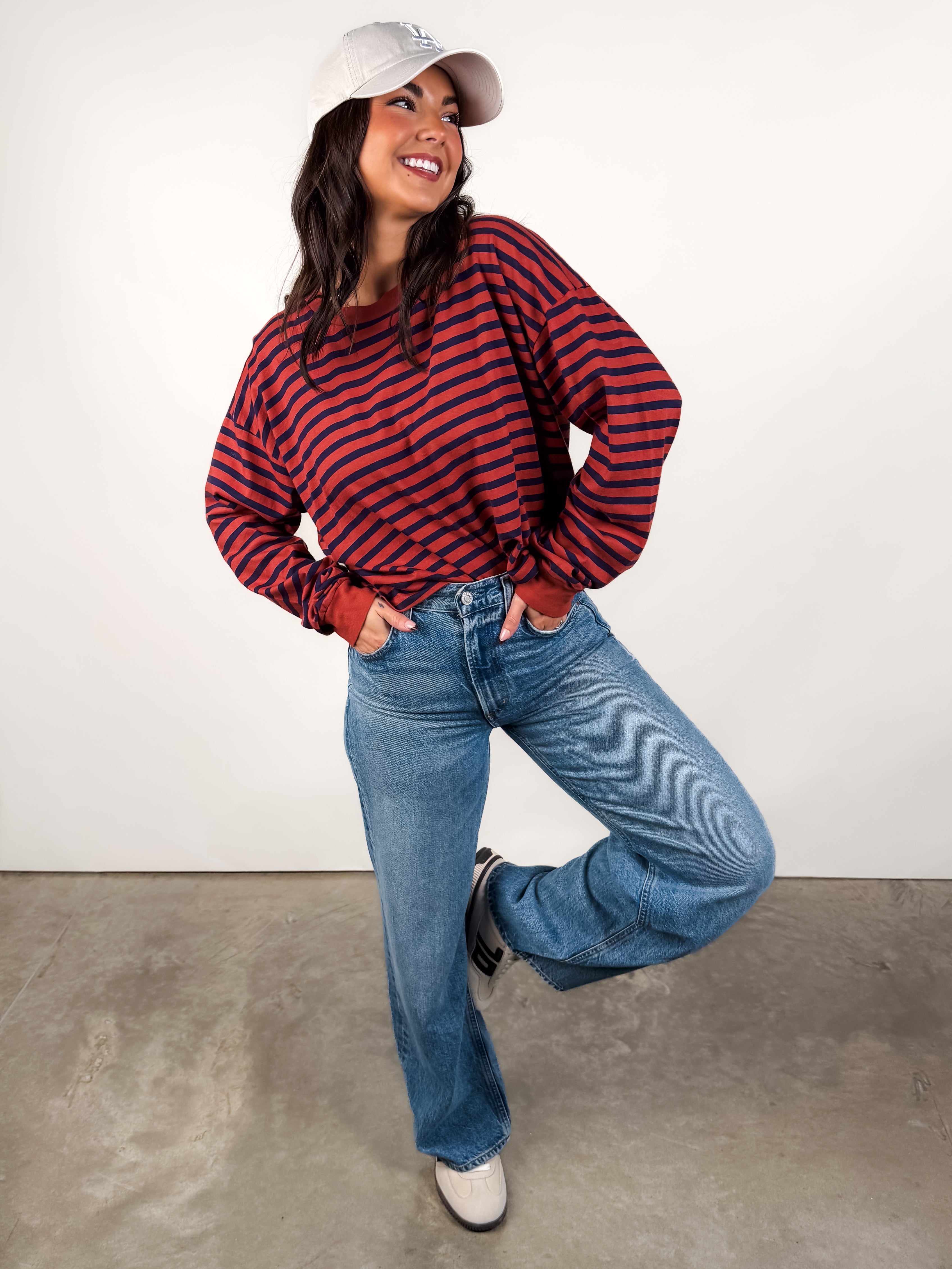 Stripe Meet & Greet Long Sleeve Look image