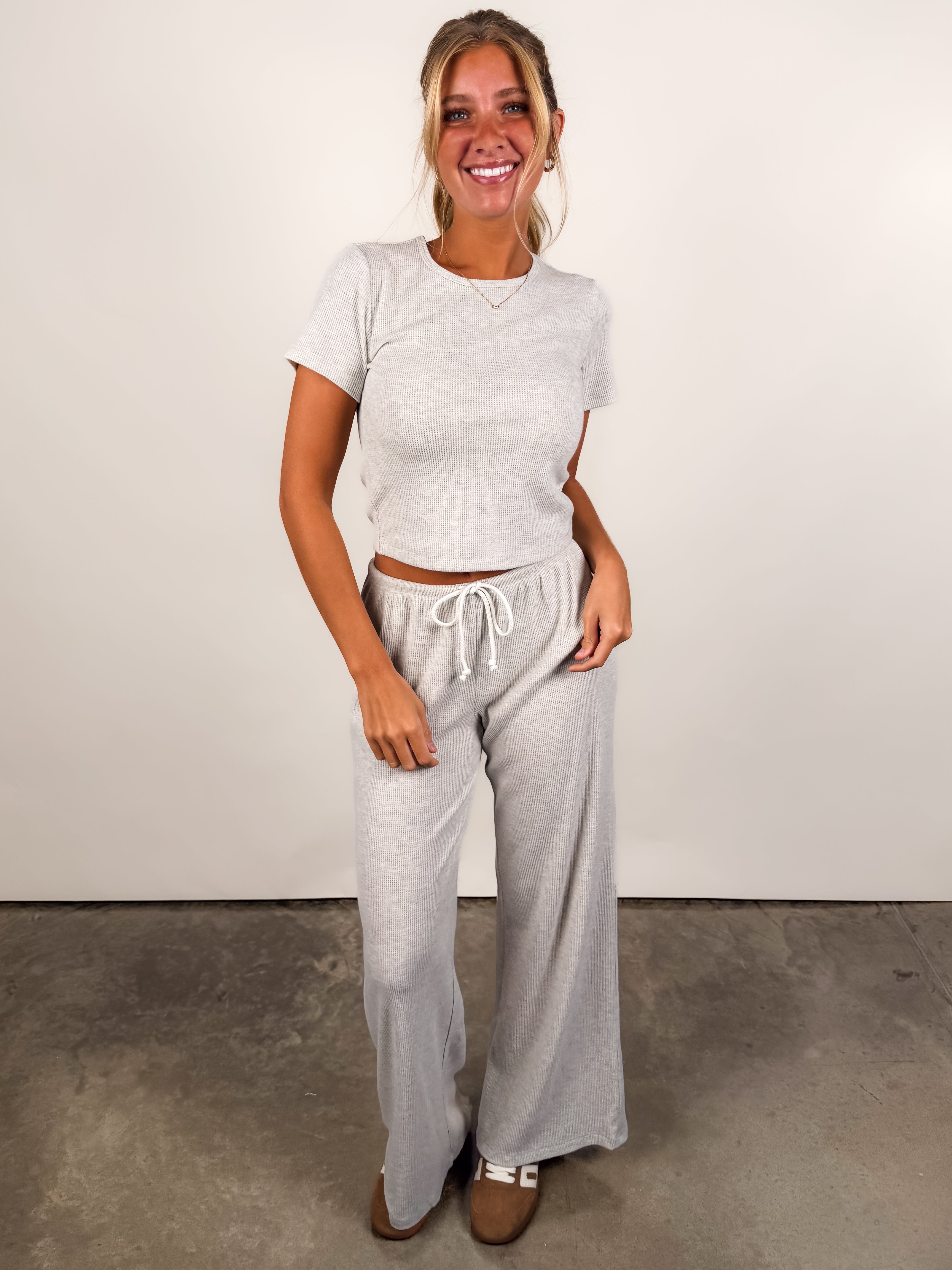 Waffle Tee Look image