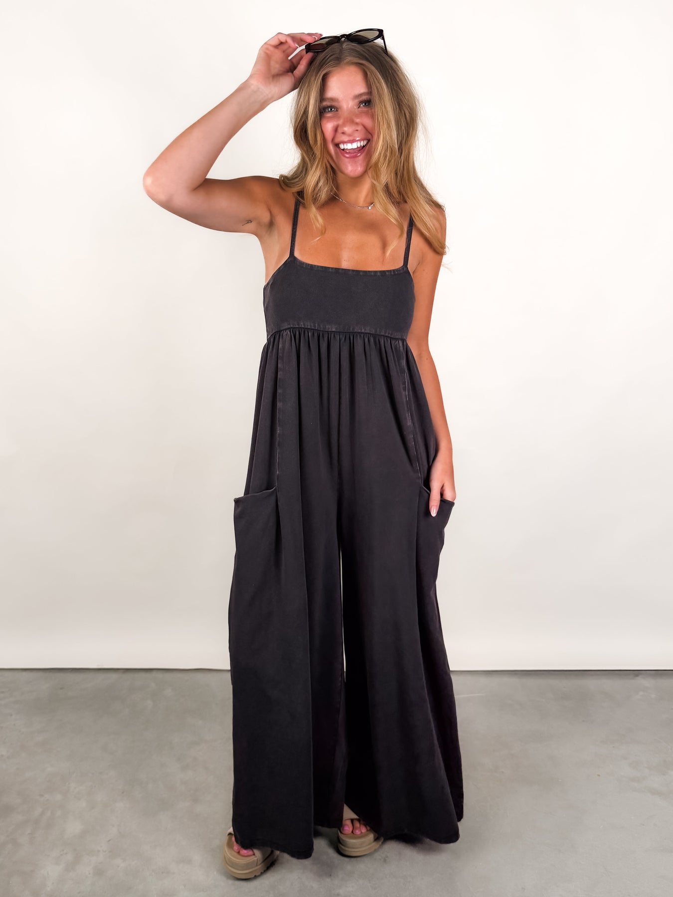 Hot Shot Strappy Onesie Look