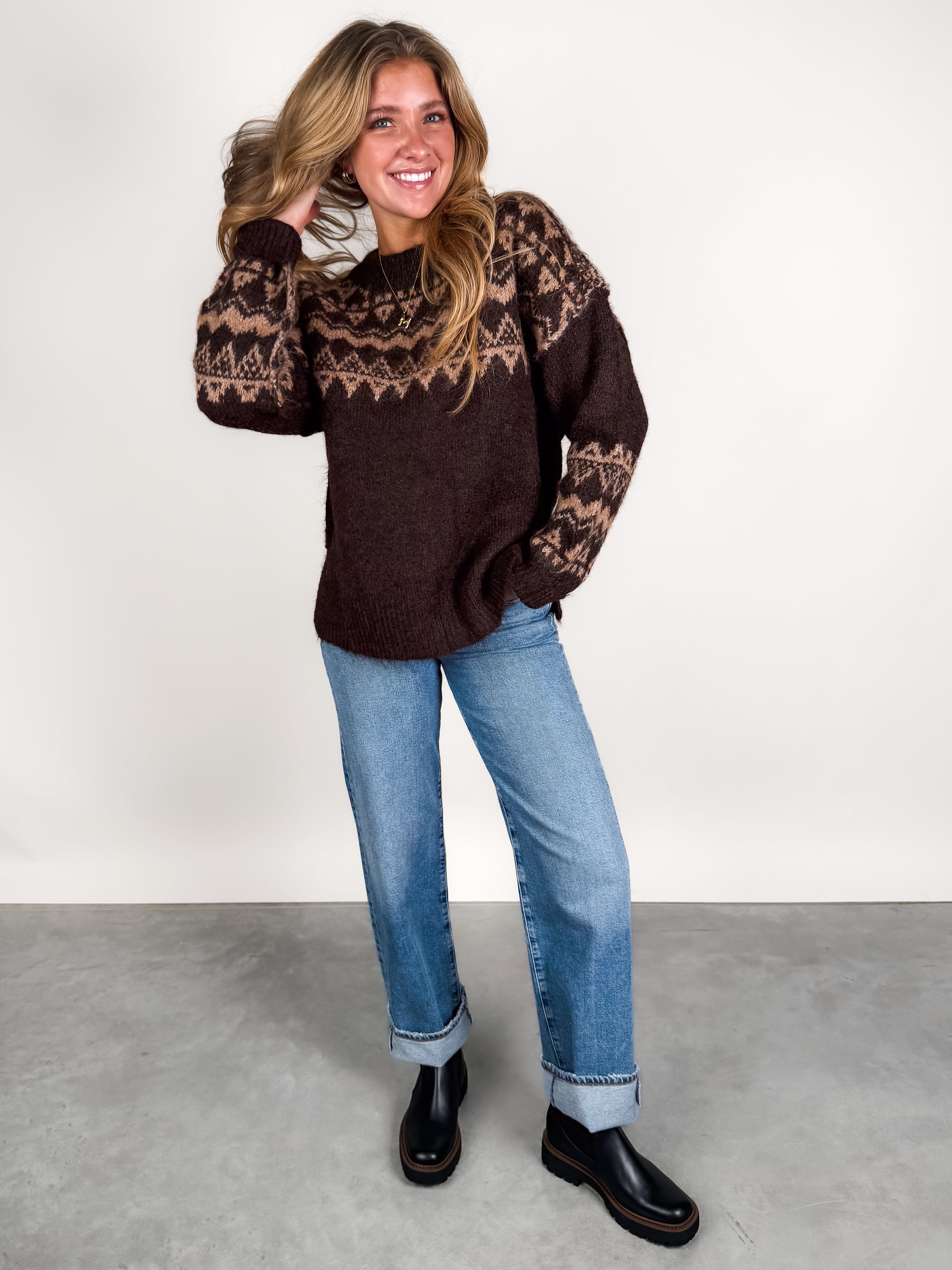 Too Busy Livin Sweater Look image