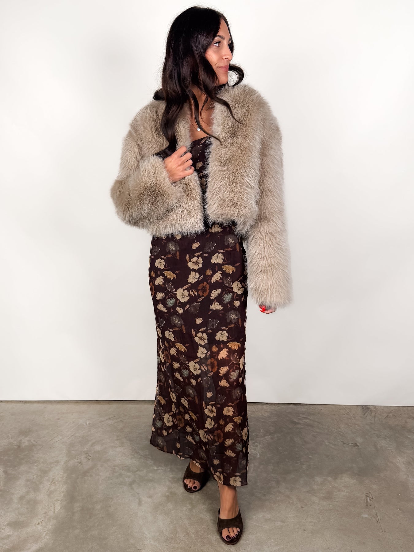 Prime Asset Fur Coat Look