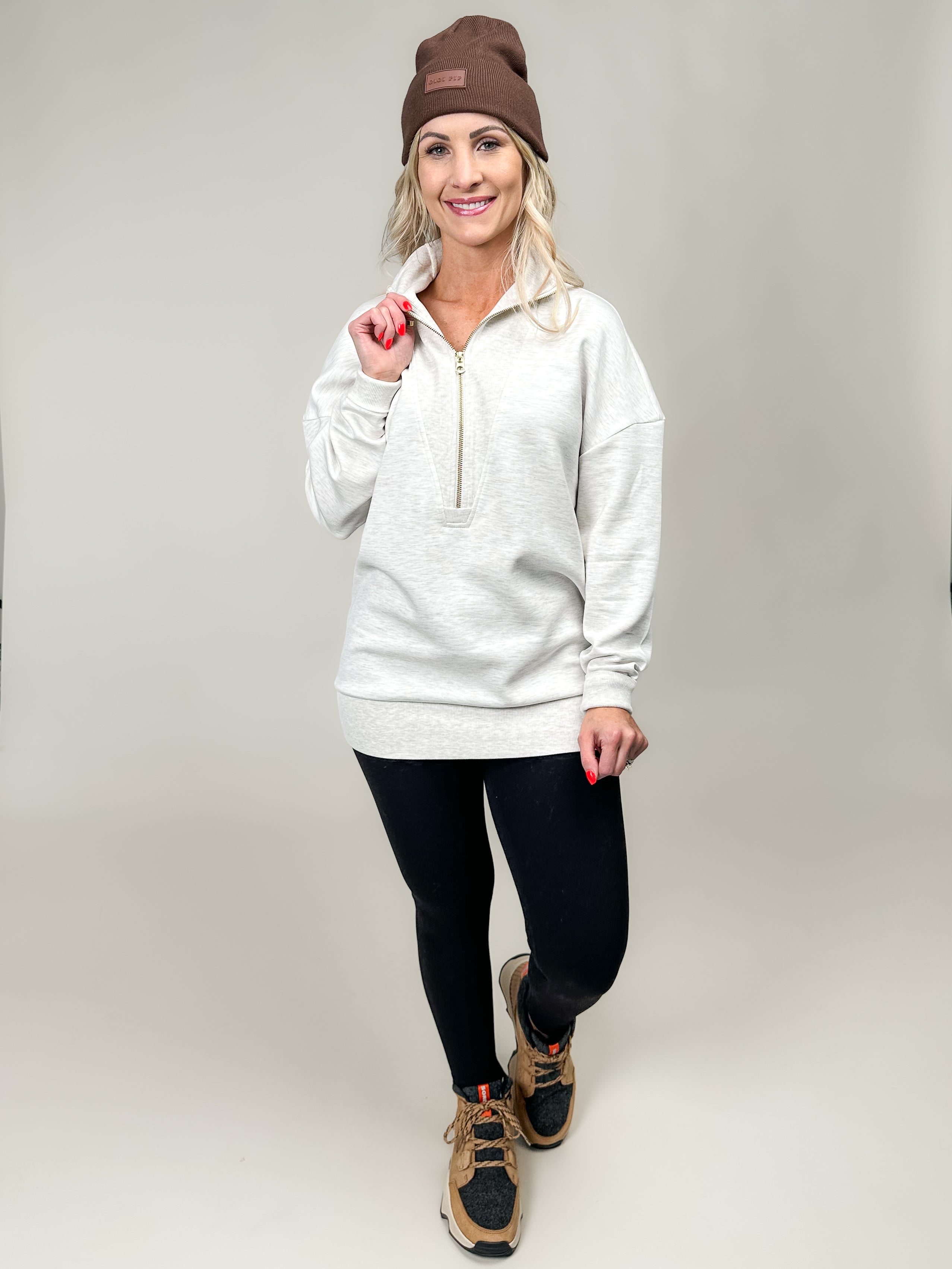 Masie Longline Sweatshirt Look image