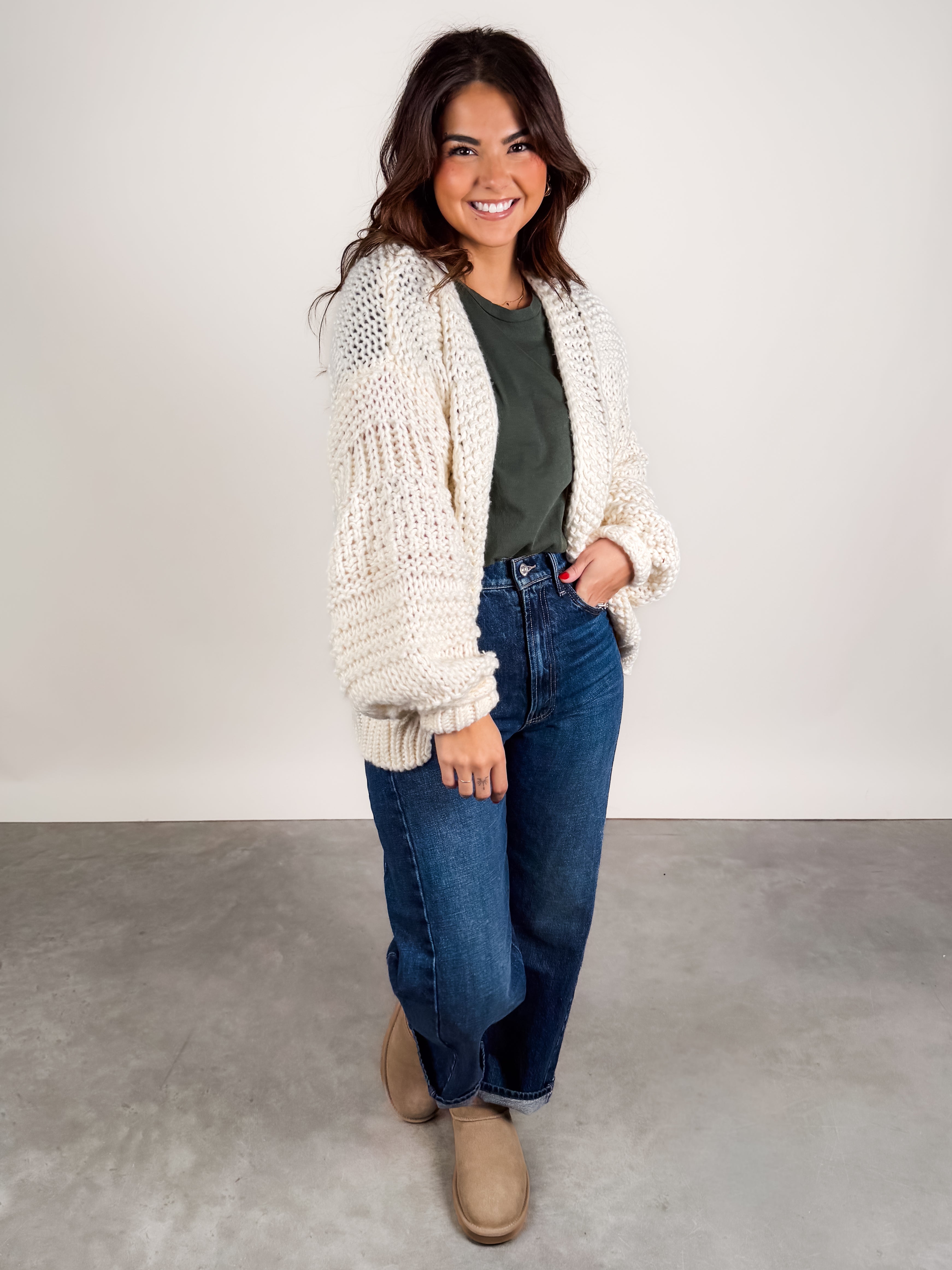 Reminds Me Of Her Cream Sweater Look image