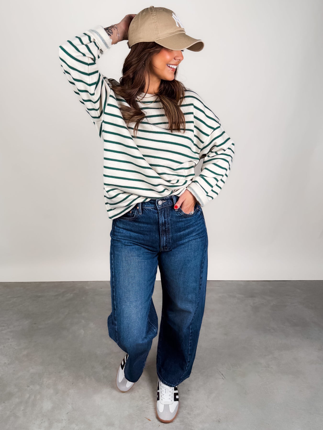 Something I Dreamed Of Striped Shirt Look