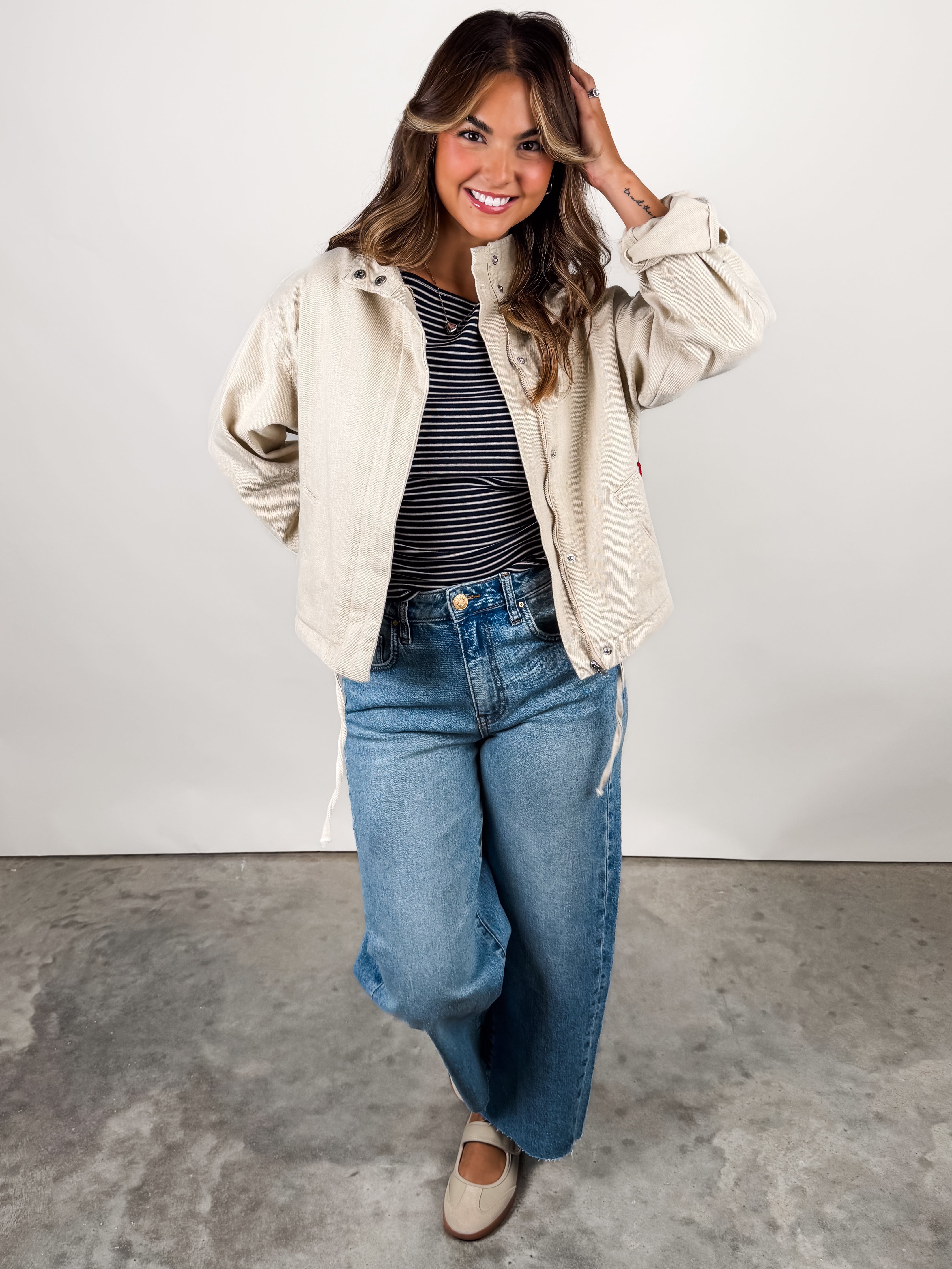 He Slipped Away Jacket Look image
