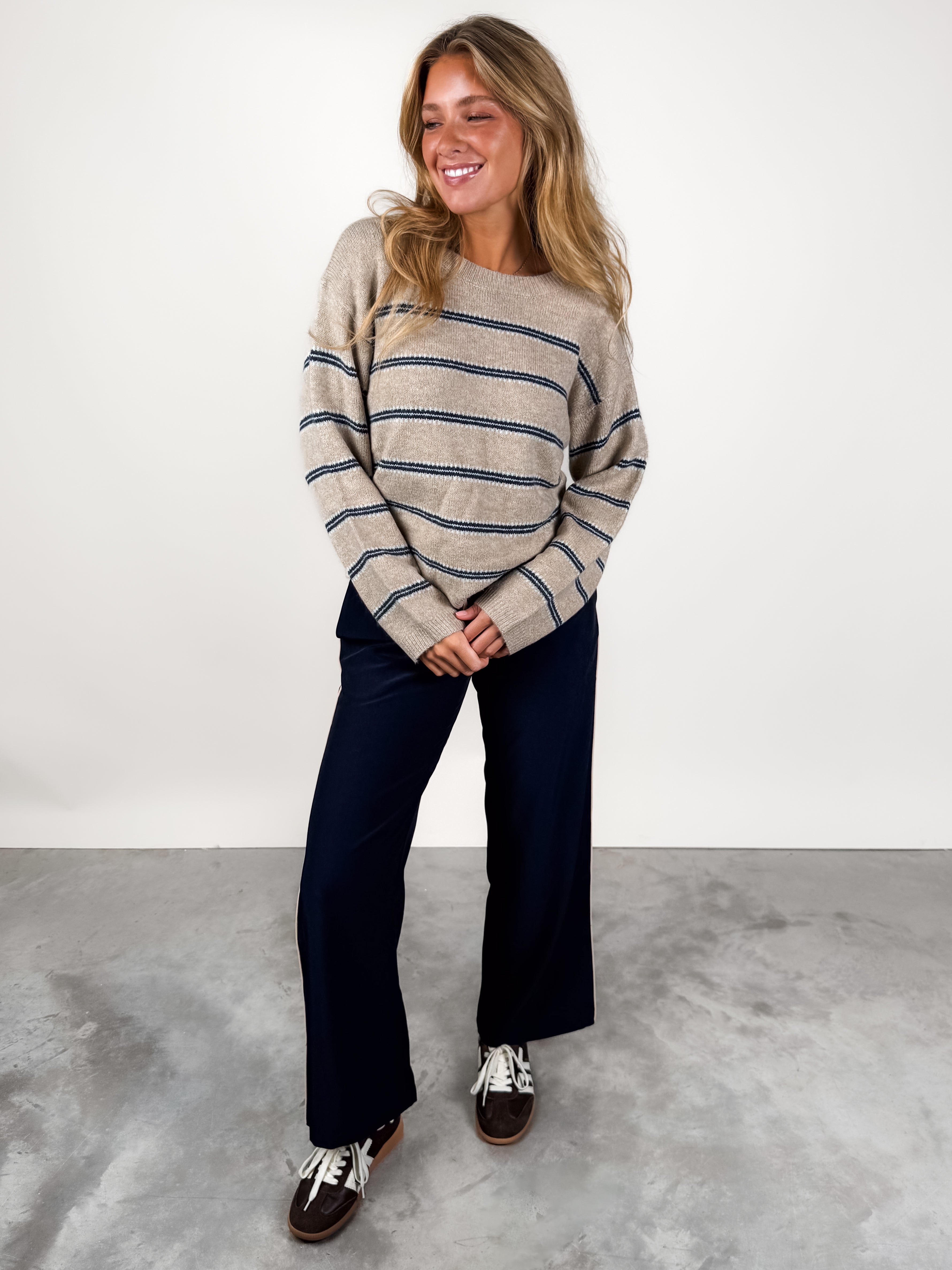 Hudson Stripe Sweater Look image