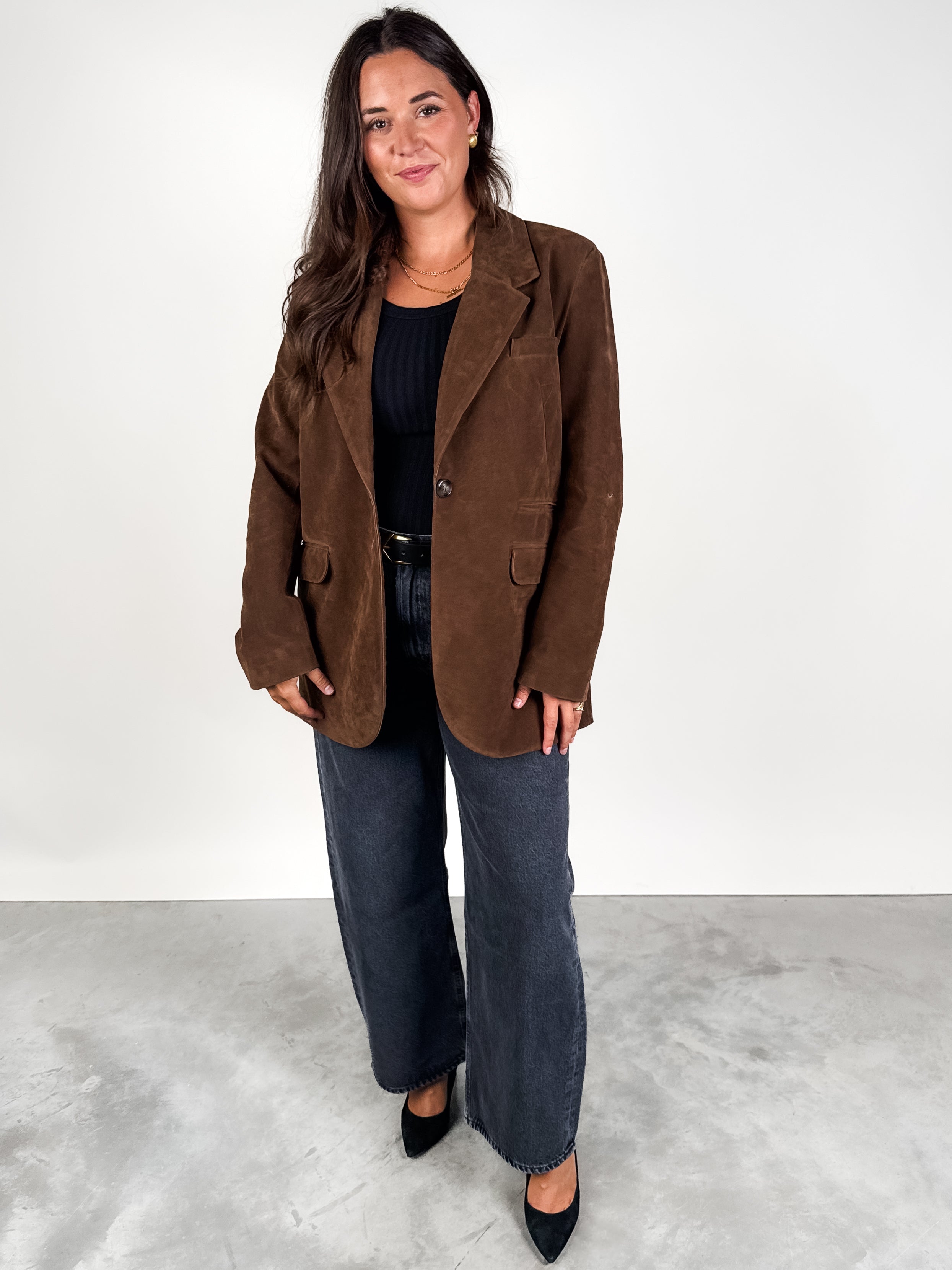 Paper Cut Vegan Blazer Look image