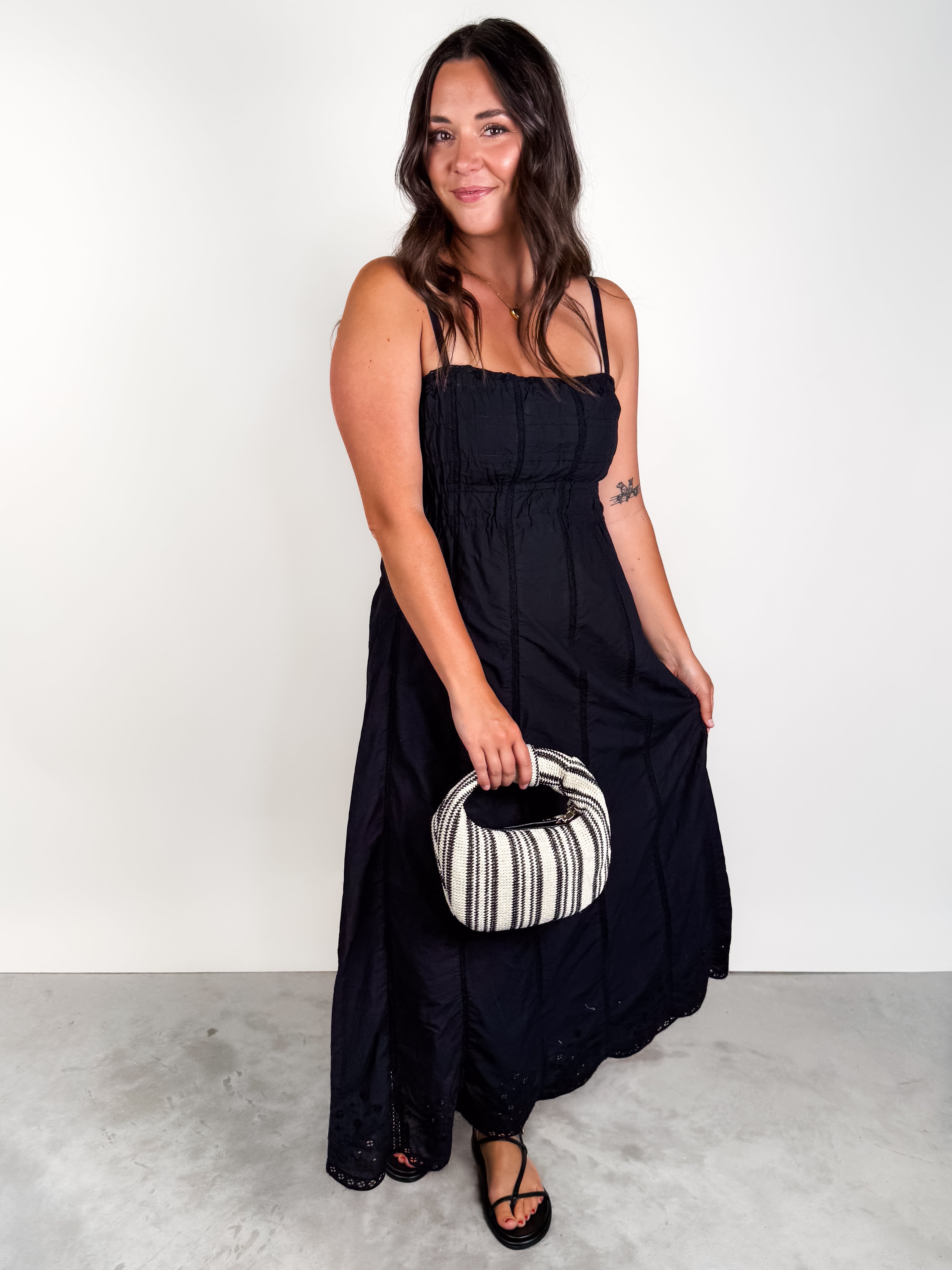 Dani Embroidered Midi Dress Look image