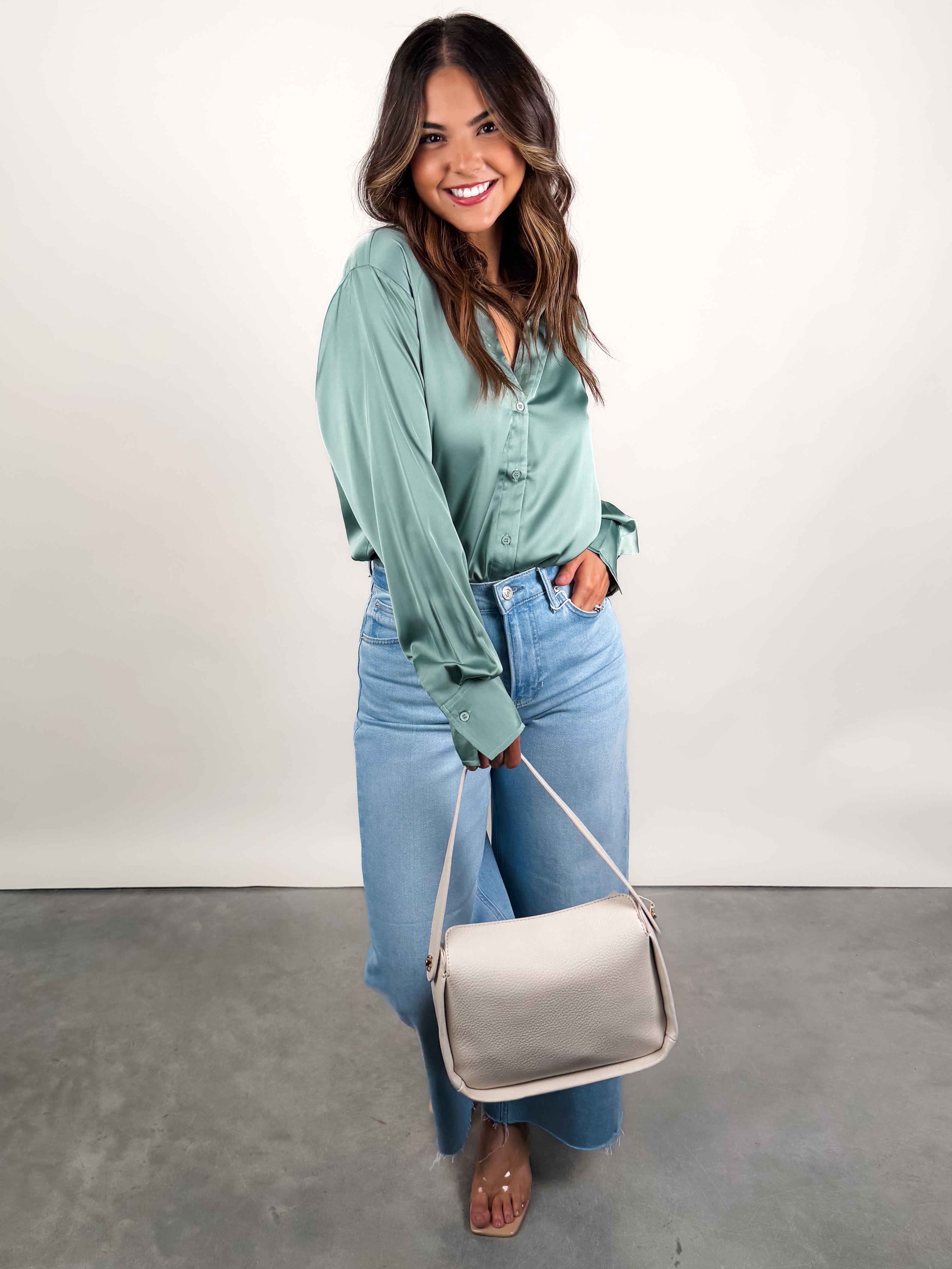 It's Really Simple Button Up Shirt Look image