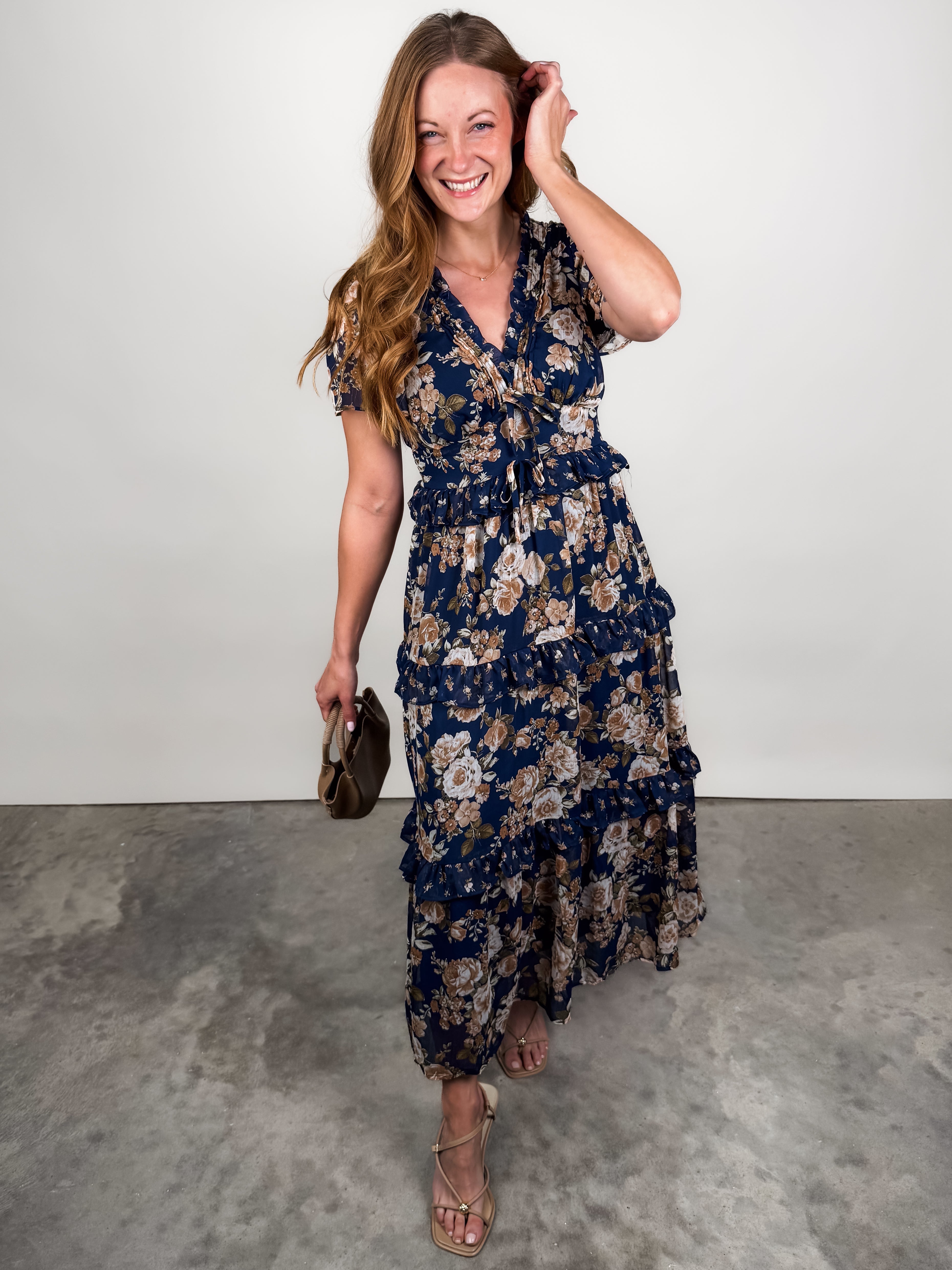 Til The Sun Goes Down Floral Dress Look image