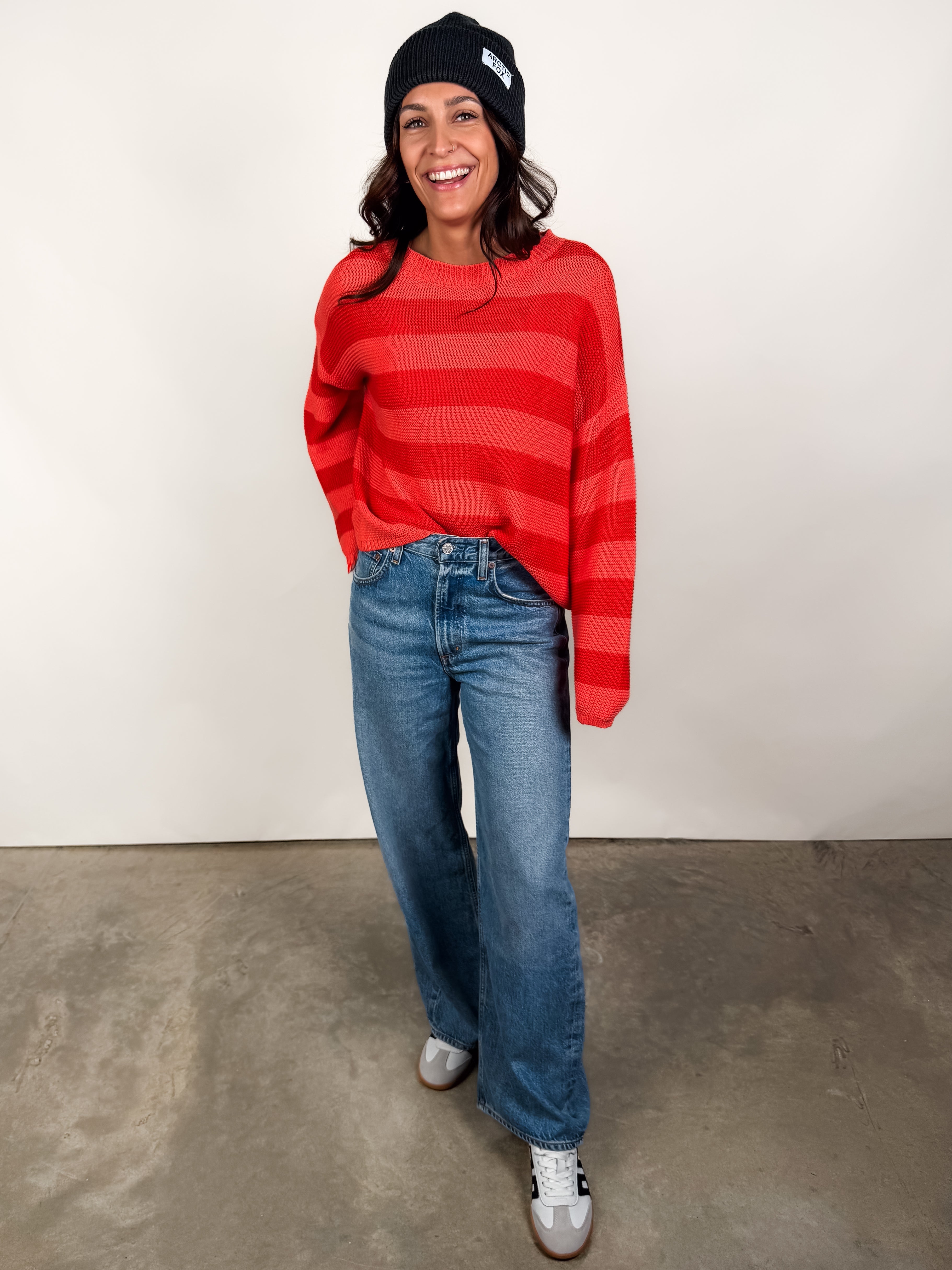 Missing Summer Striped Sweater Look image