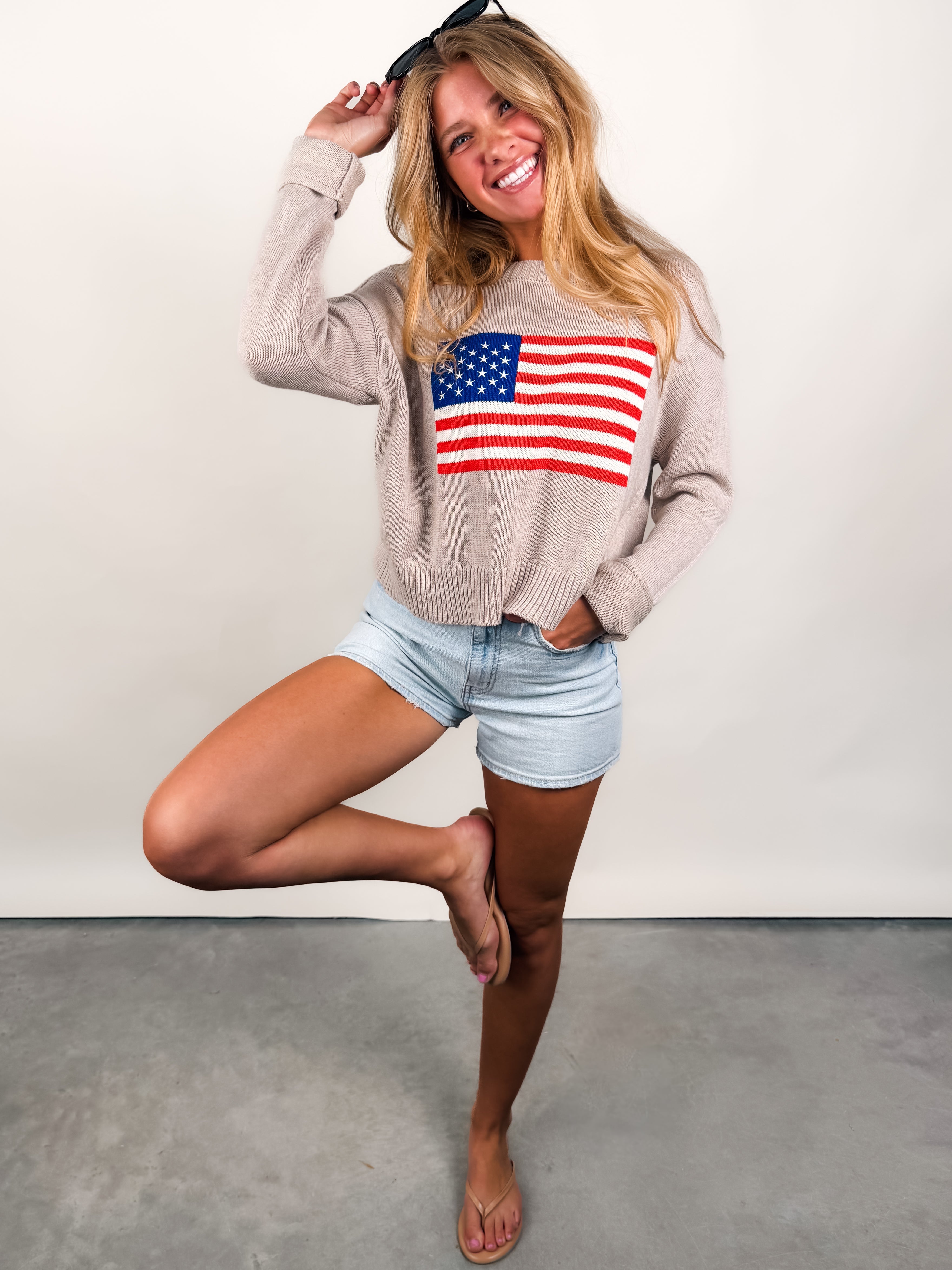 Sienna Patriot Sweater Look image
