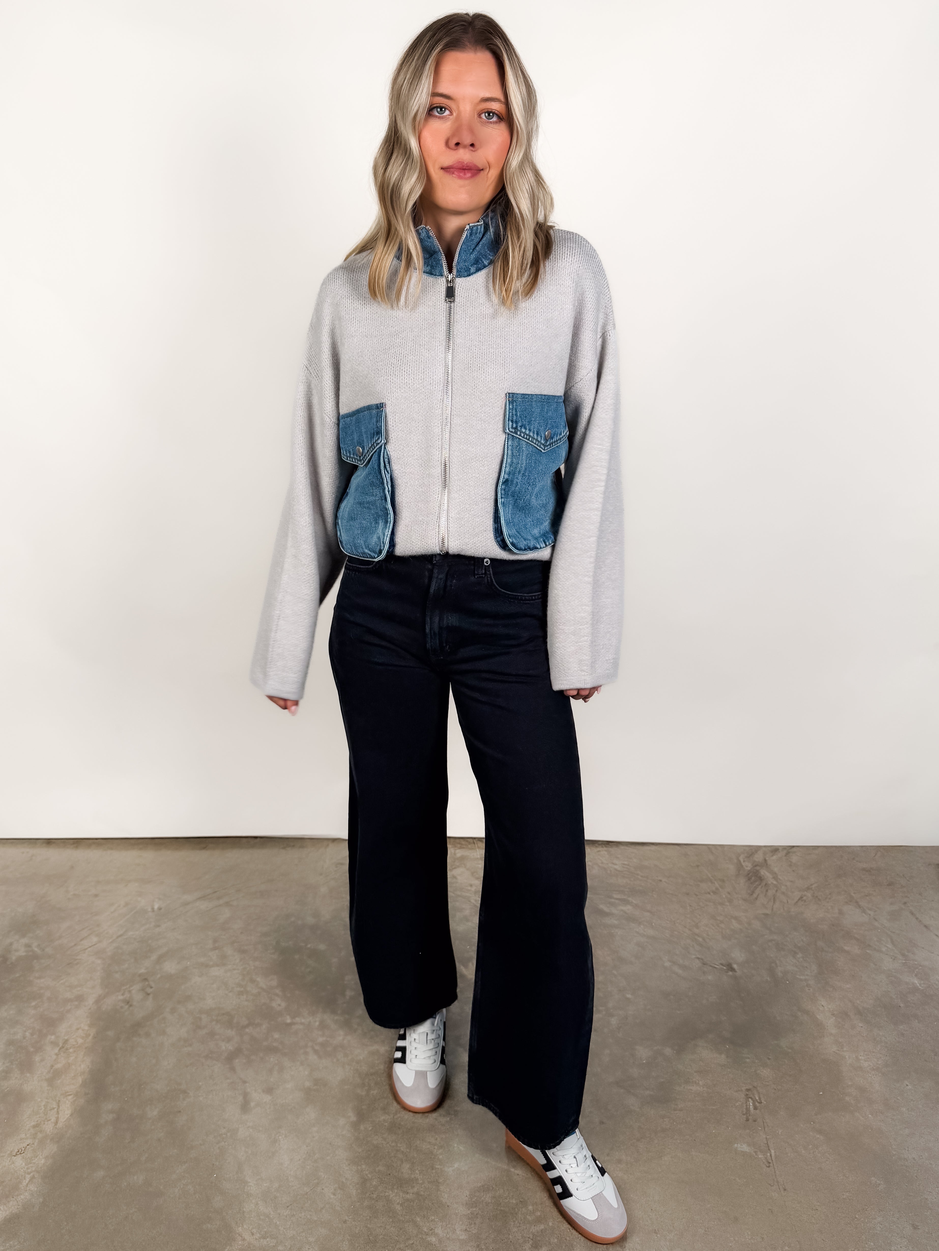 Hitting Stride Sweater Jacket Look image